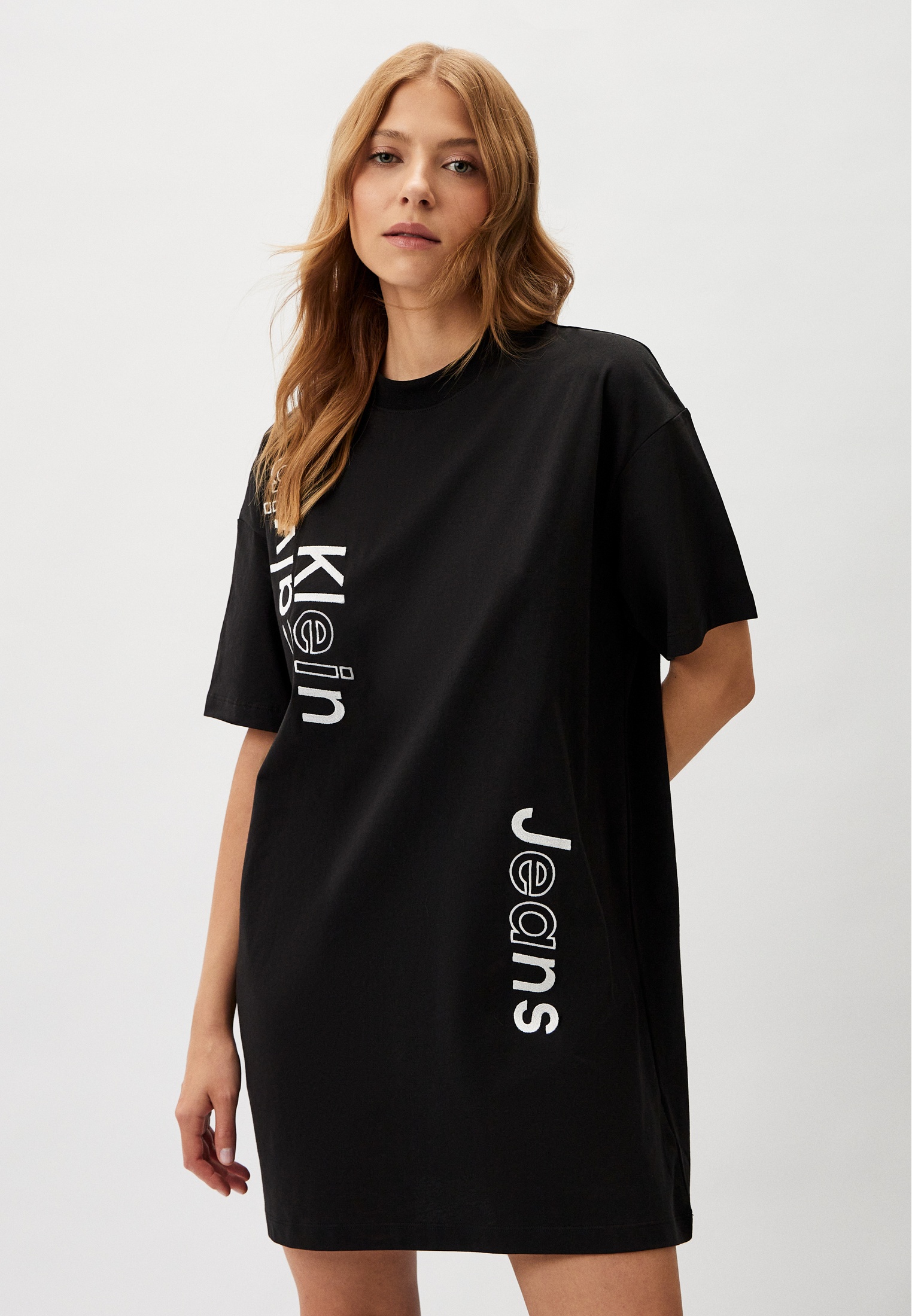 Платье Calvin Klein Jeans, цвет: черный, RTLADN097101 — купить в ...