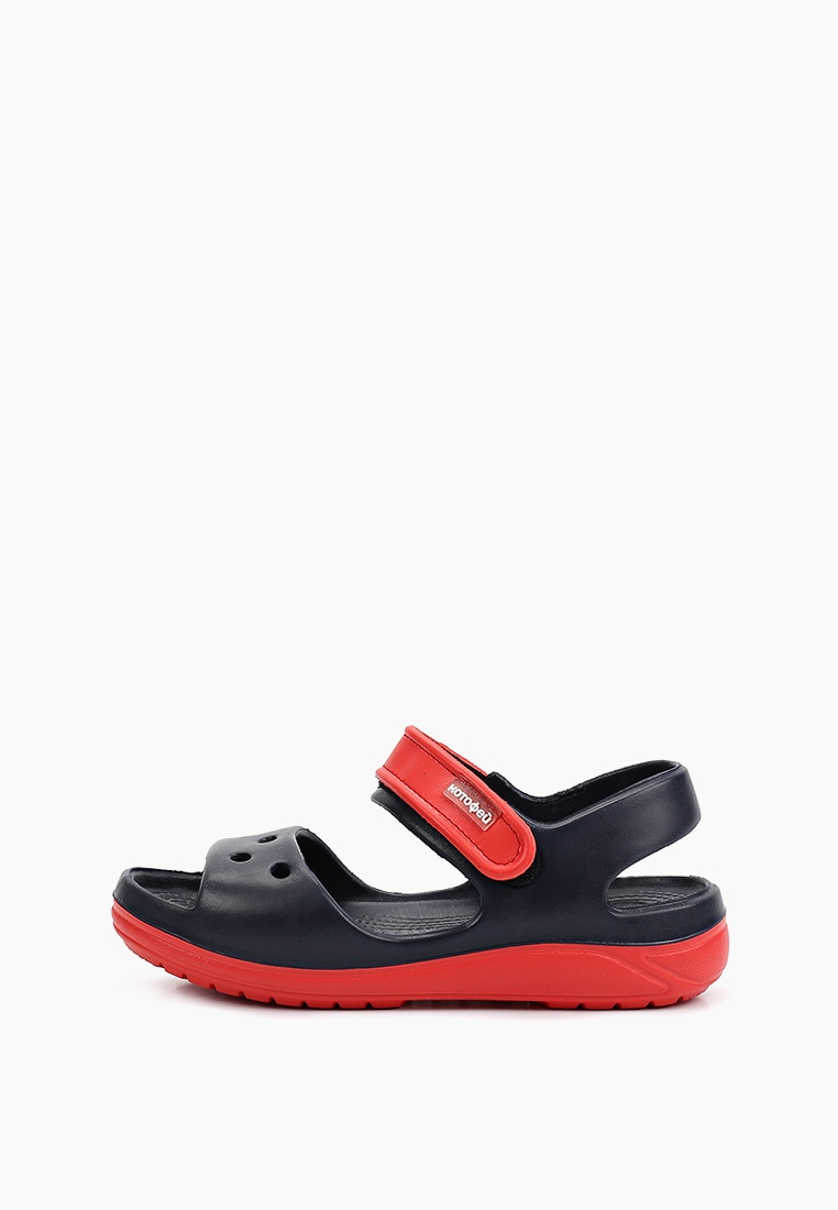 Сандалии резиновые Котофей, цвет: синий, RTLADN119701 — купить в ...