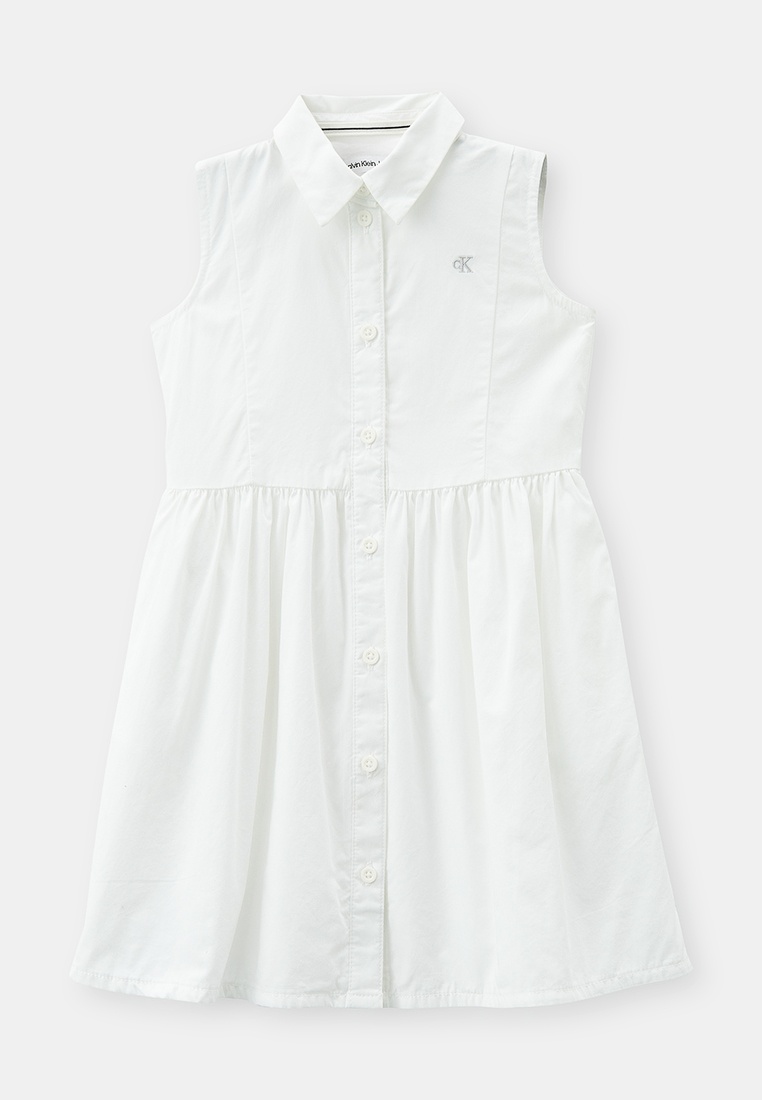 Платье Calvin Klein Jeans, цвет: белый, RTLADN139501 — купить в ...
