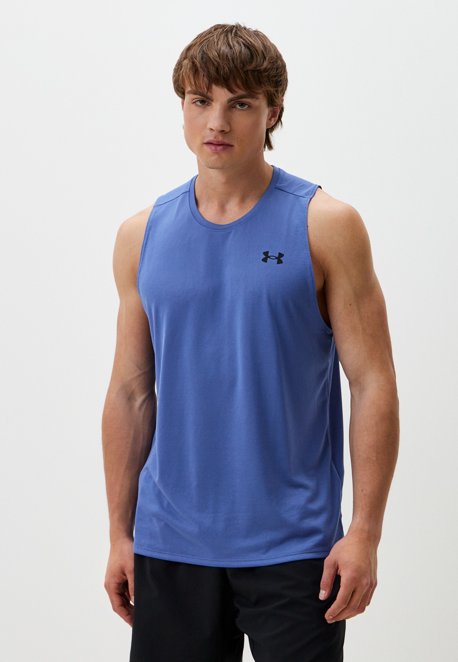 Майка спортивная Under Armour UA TECH TANK, цвет: синий, RTLADN243001 ...