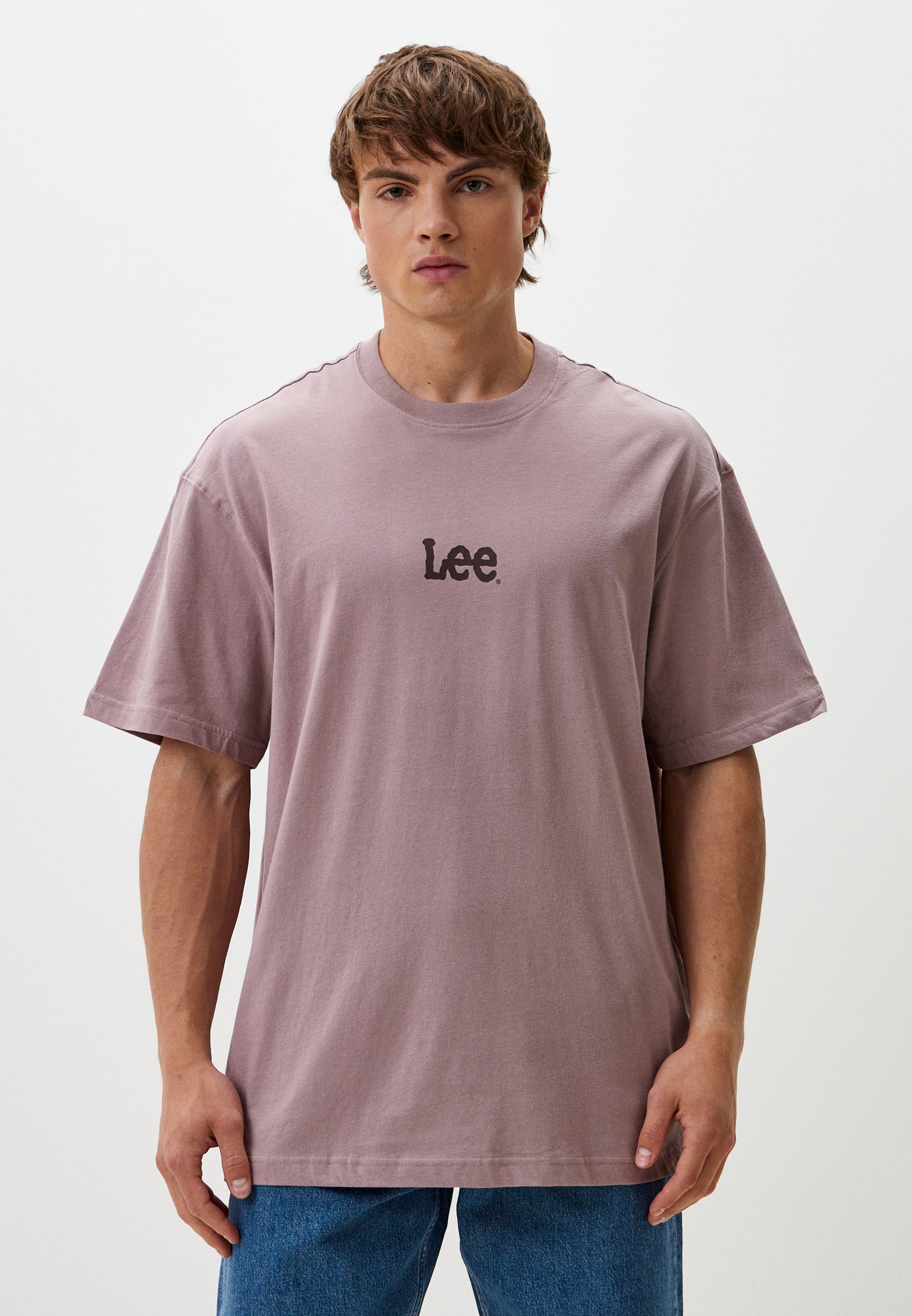 Футболка Lee LOOSE, цвет: фиолетовый, RTLADN300301 — купить в интернет ...