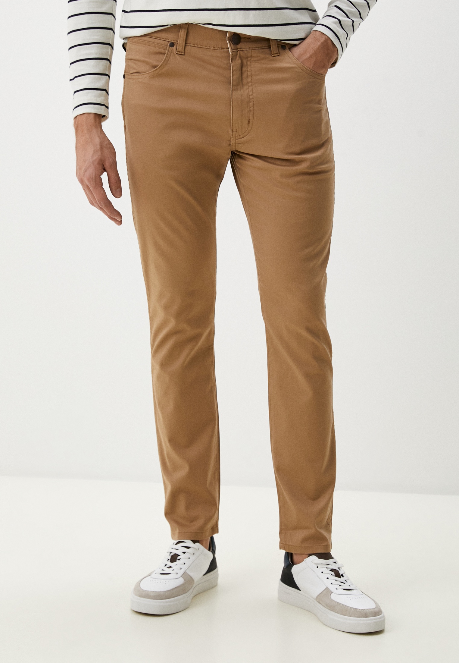 Брюки Wrangler SLIM TAPERED, цвет: бежевый, RTLADN305301 — купить в ...