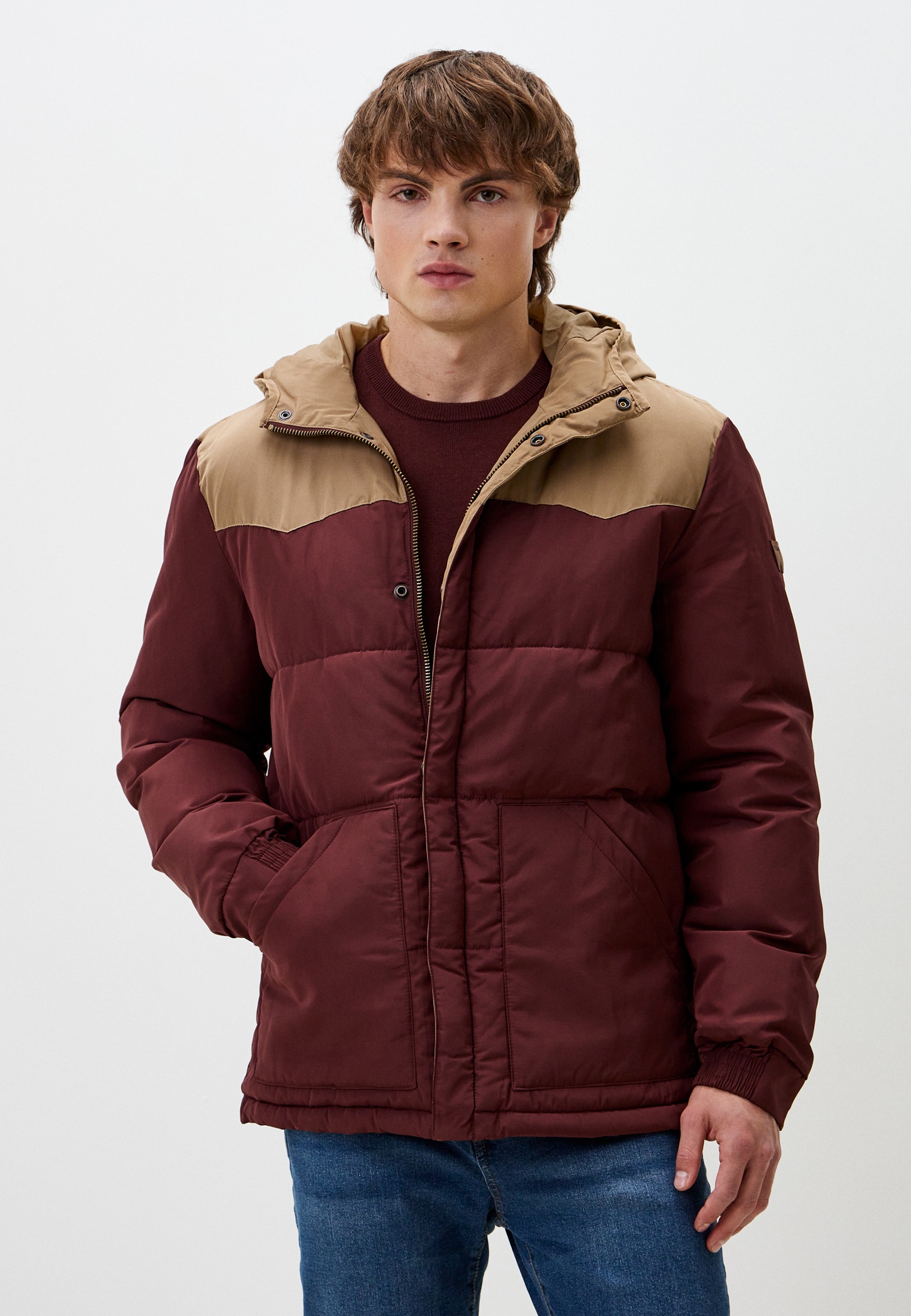 Куртка утепленная Wrangler REGULAR, цвет: бордовый, RTLADN317301 ...