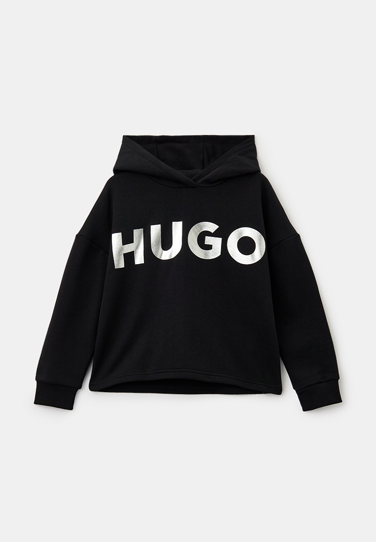 Худи Hugo, цвет: черный, RTLADN361801 — купить в интернет-магазине Lamoda