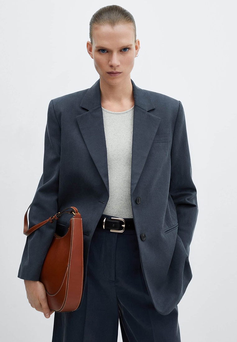 Жакет Mango BILBAO, цвет: синий, RTLADN412101 — купить в интернет ...