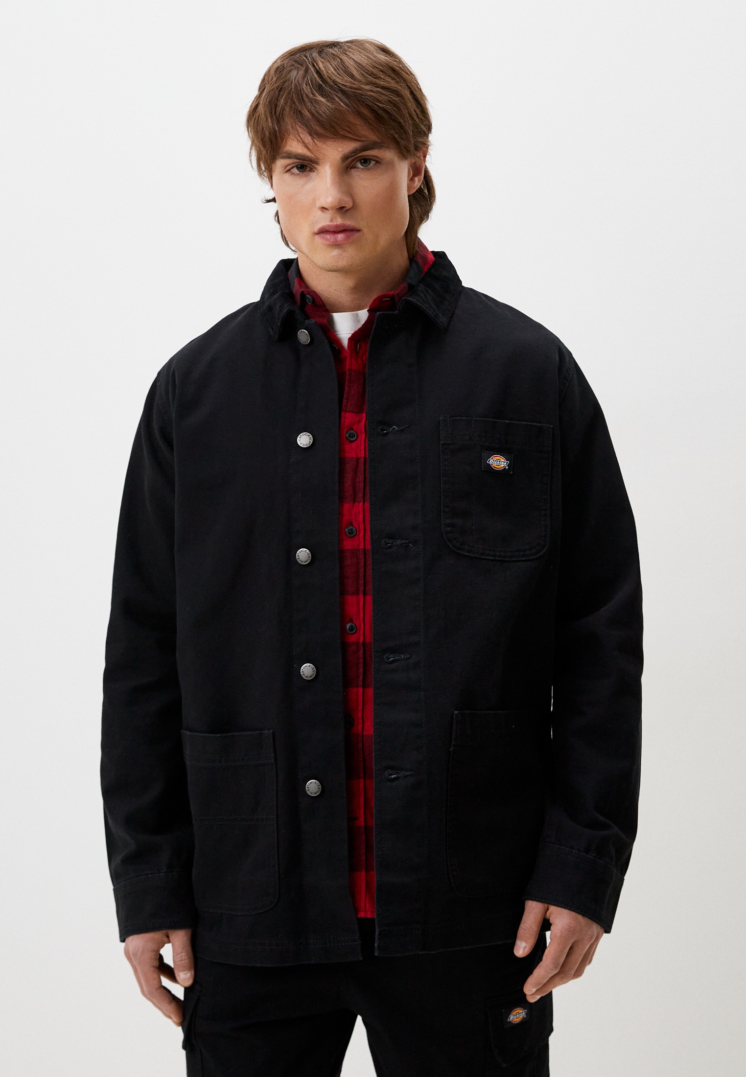 Куртка джинсовая Dickies DUCK CANVAS, цвет: черный, RTLADN690501 ...