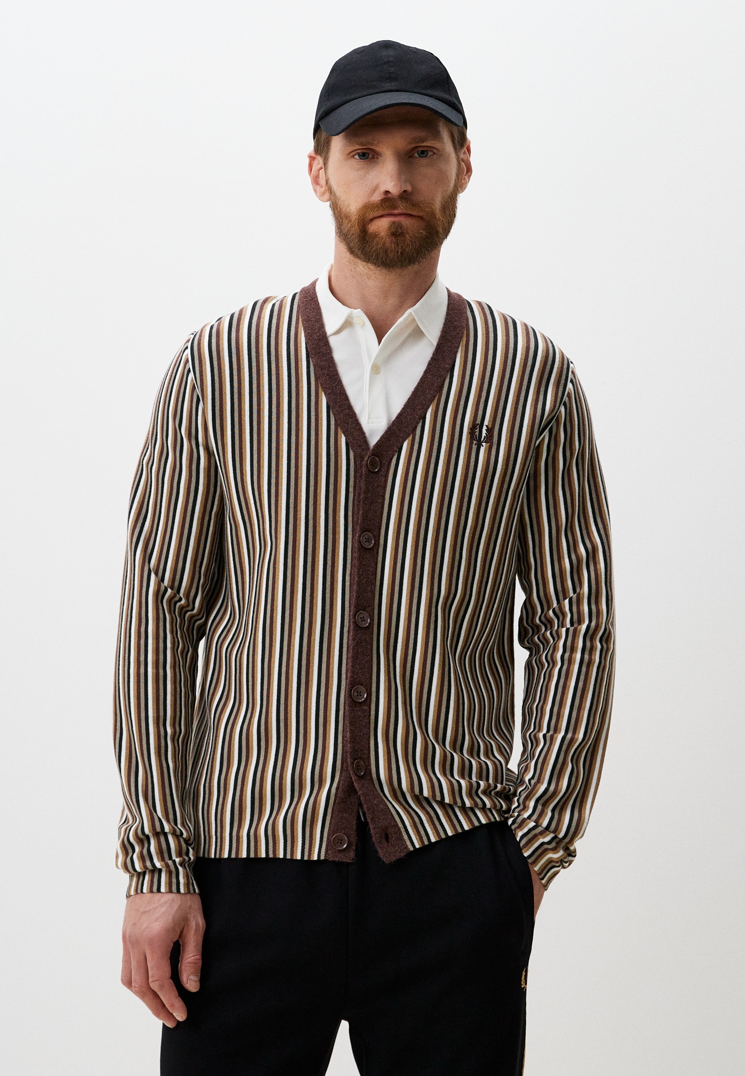 Кардиган Fred Perry FINE STRIPE, цвет: мультиколор, RTLADN794801 ...
