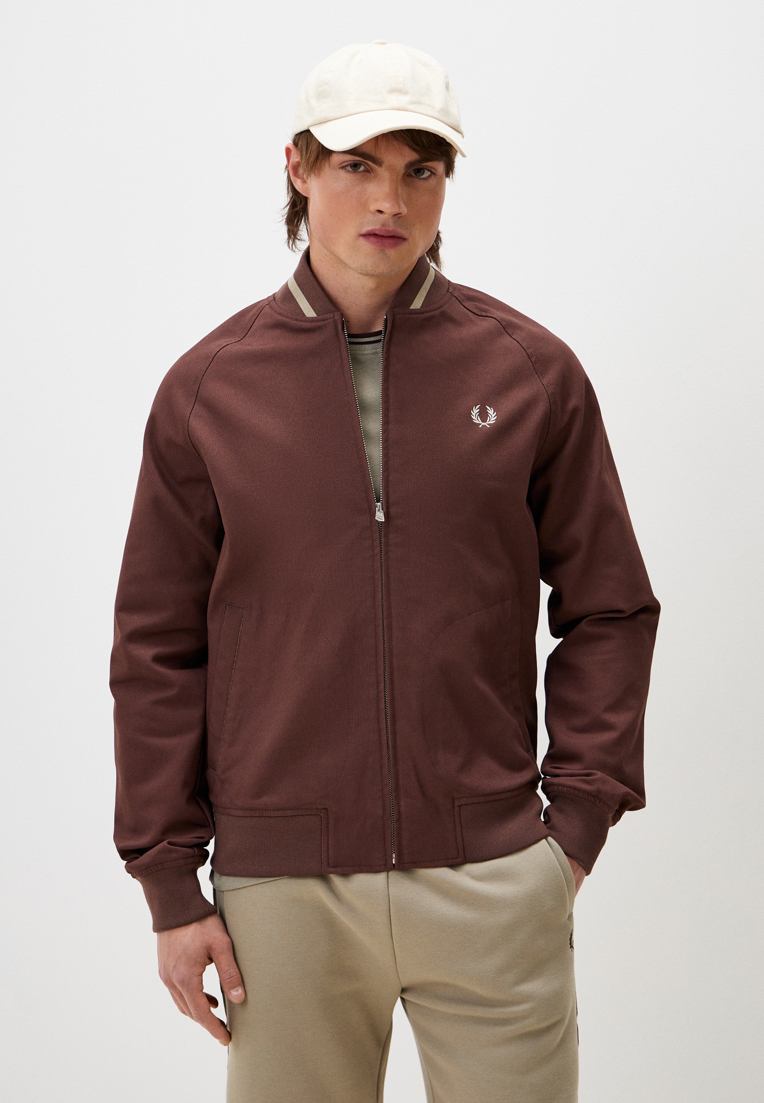 Куртка Fred Perry CORD TENNIS BOMBER, цвет: коричневый, RTLADN794901 ...