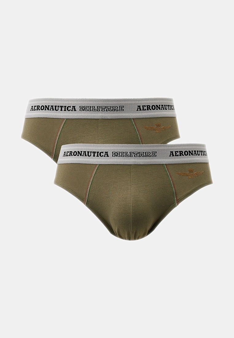 Трусы 2 шт. Aeronautica Militare, цвет: хаки, RTLADN900701 — купить в ...