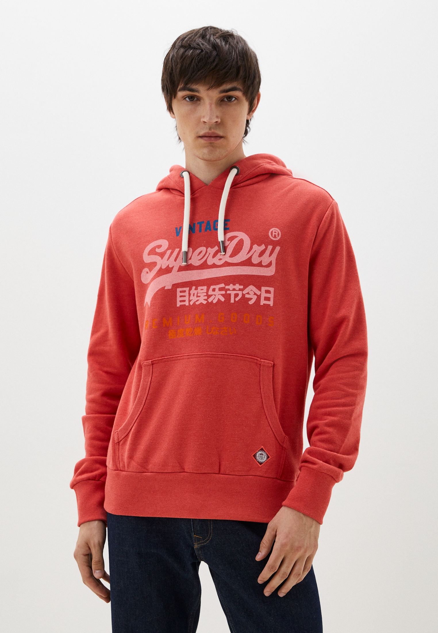 Худи Superdry, цвет: розовый, RTLADN931201 — купить в интернет-магазине ...