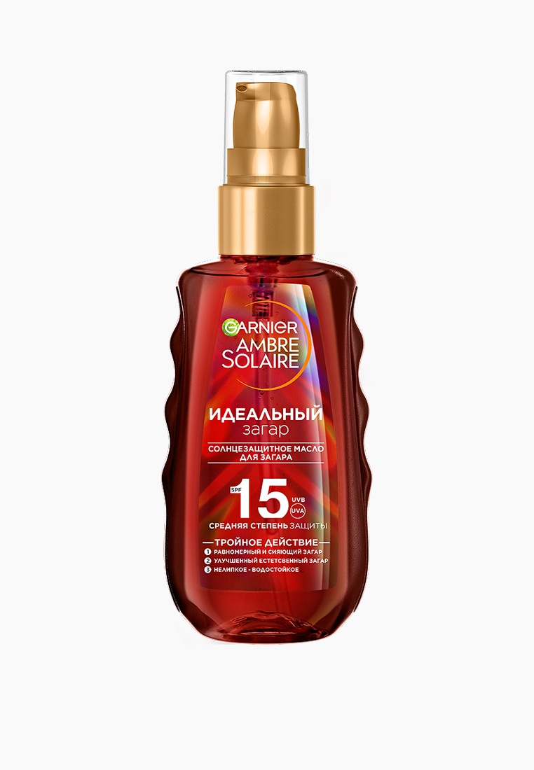 Масло для загара Garnier водостойкое, в виде спрея, цвет: прозрачный ...