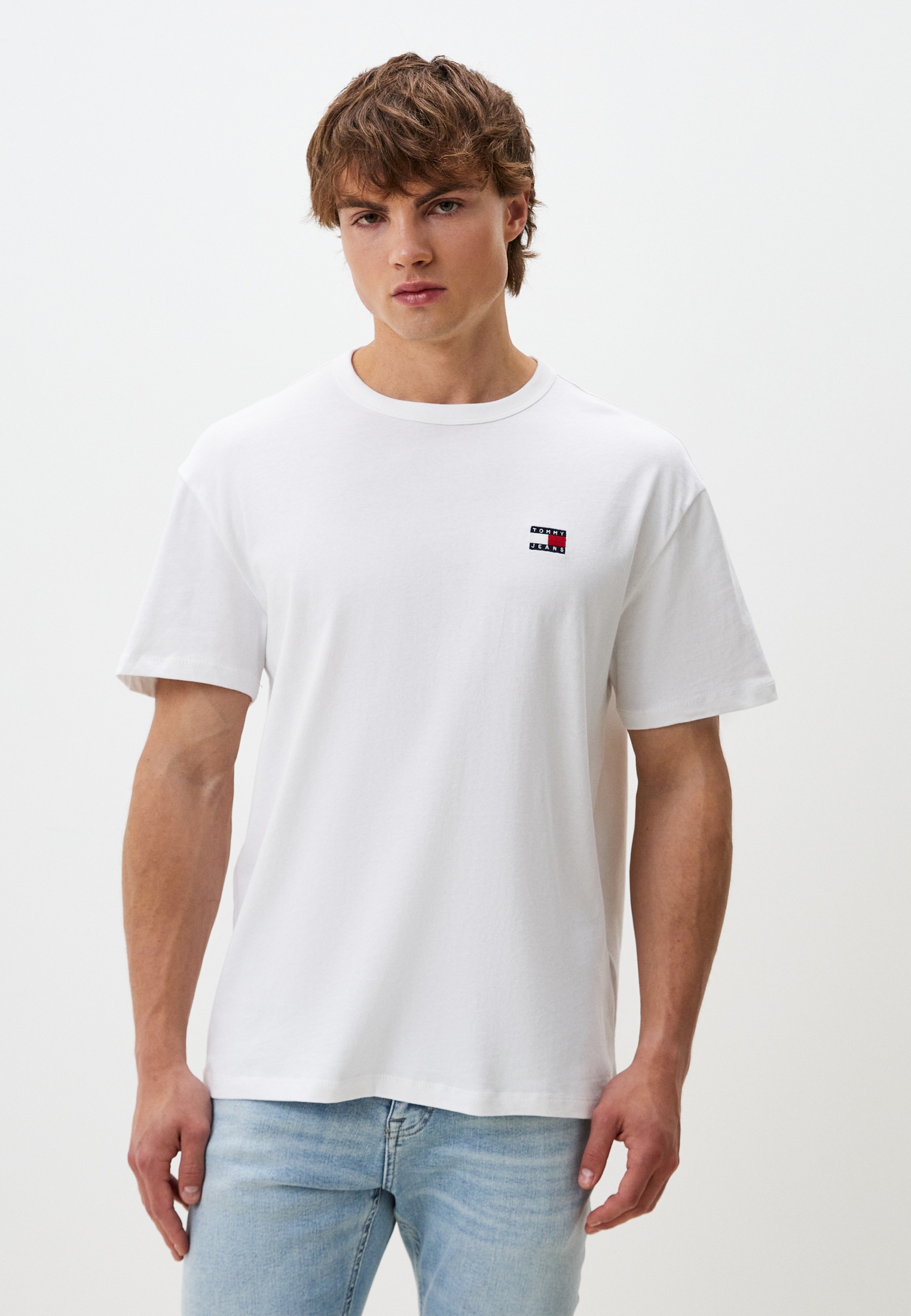 Футболка Tommy Jeans, цвет: белый, RTLADO094301 — купить в интернет ...