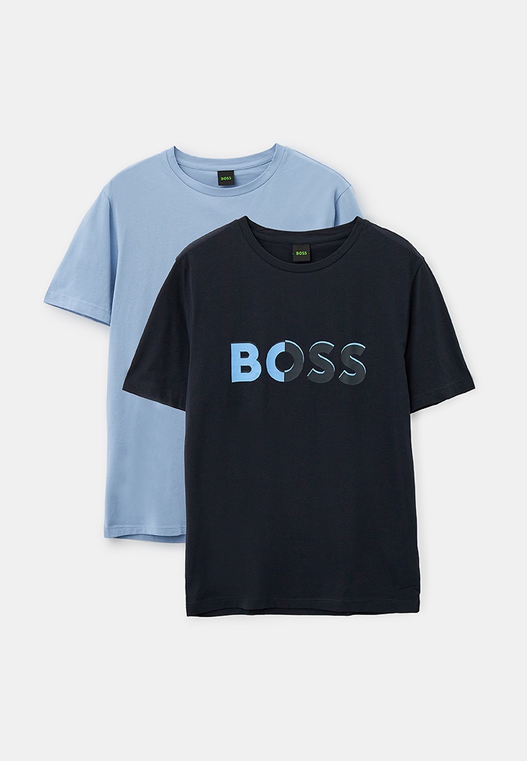 Футболки 2 шт. Boss T-Shirt 2-Pack 2, цвет: голубой, RTLADO131901 ...