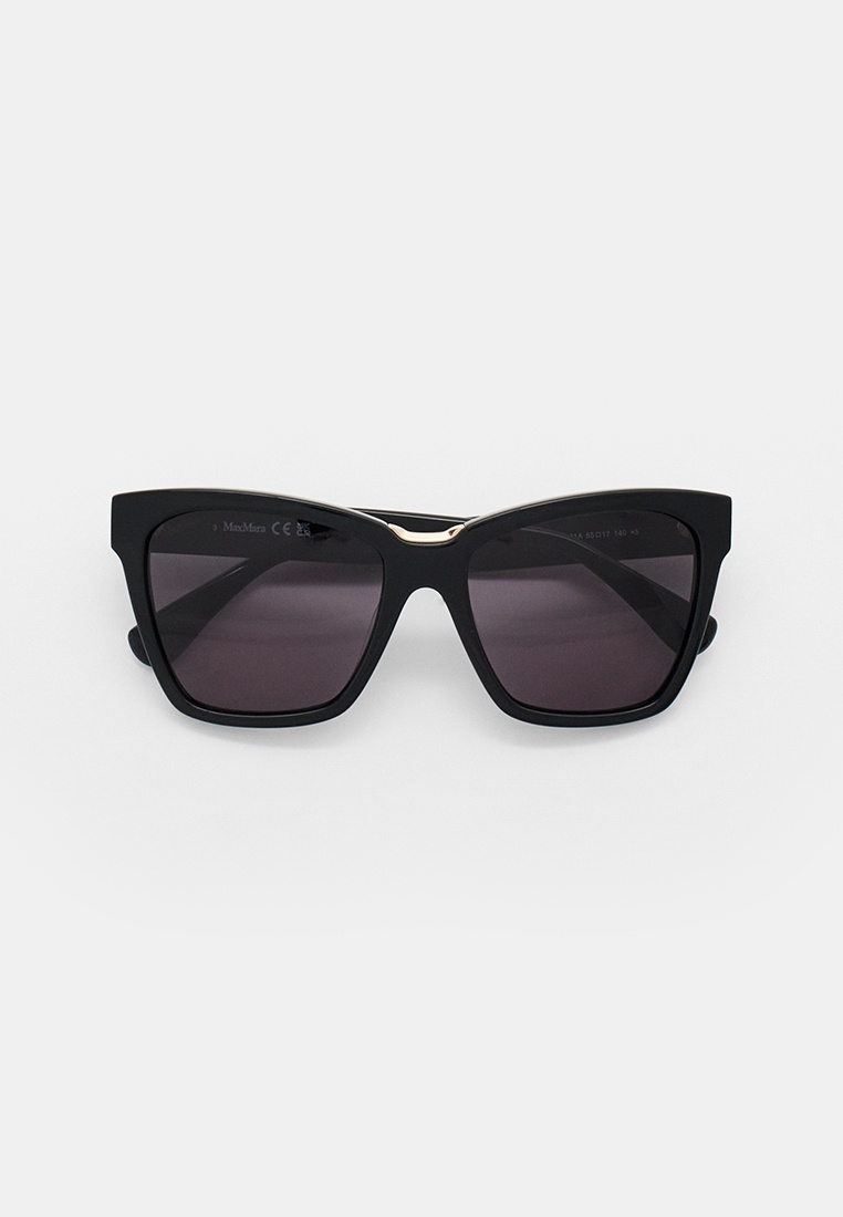 Очки солнцезащитные Max Mara MM 0089 01A, цвет: черный, RTLADO174301 ...