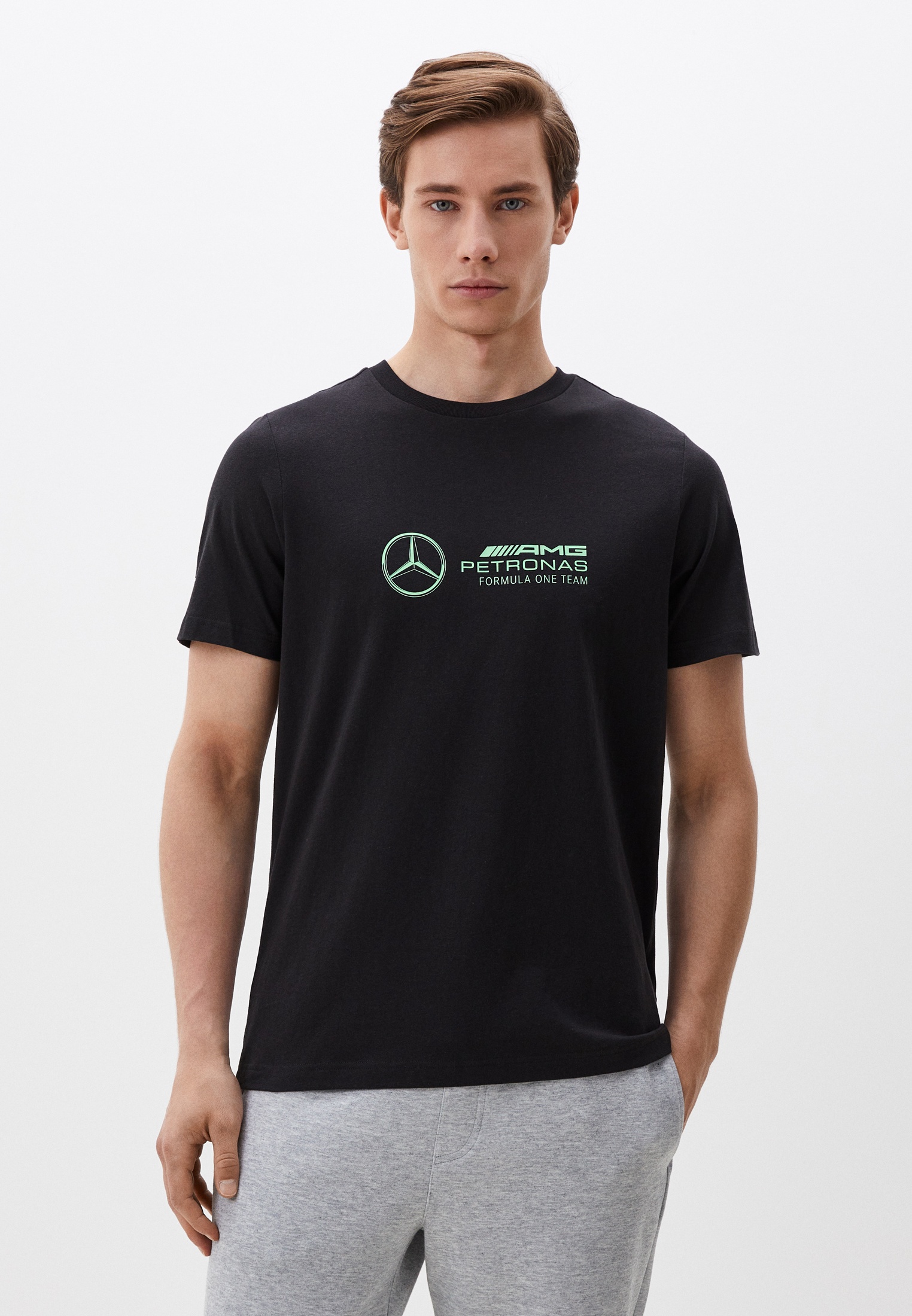 Футболка PUMA MAPF1 Logo Tee, цвет: черный, RTLADO419001 — купить в ...