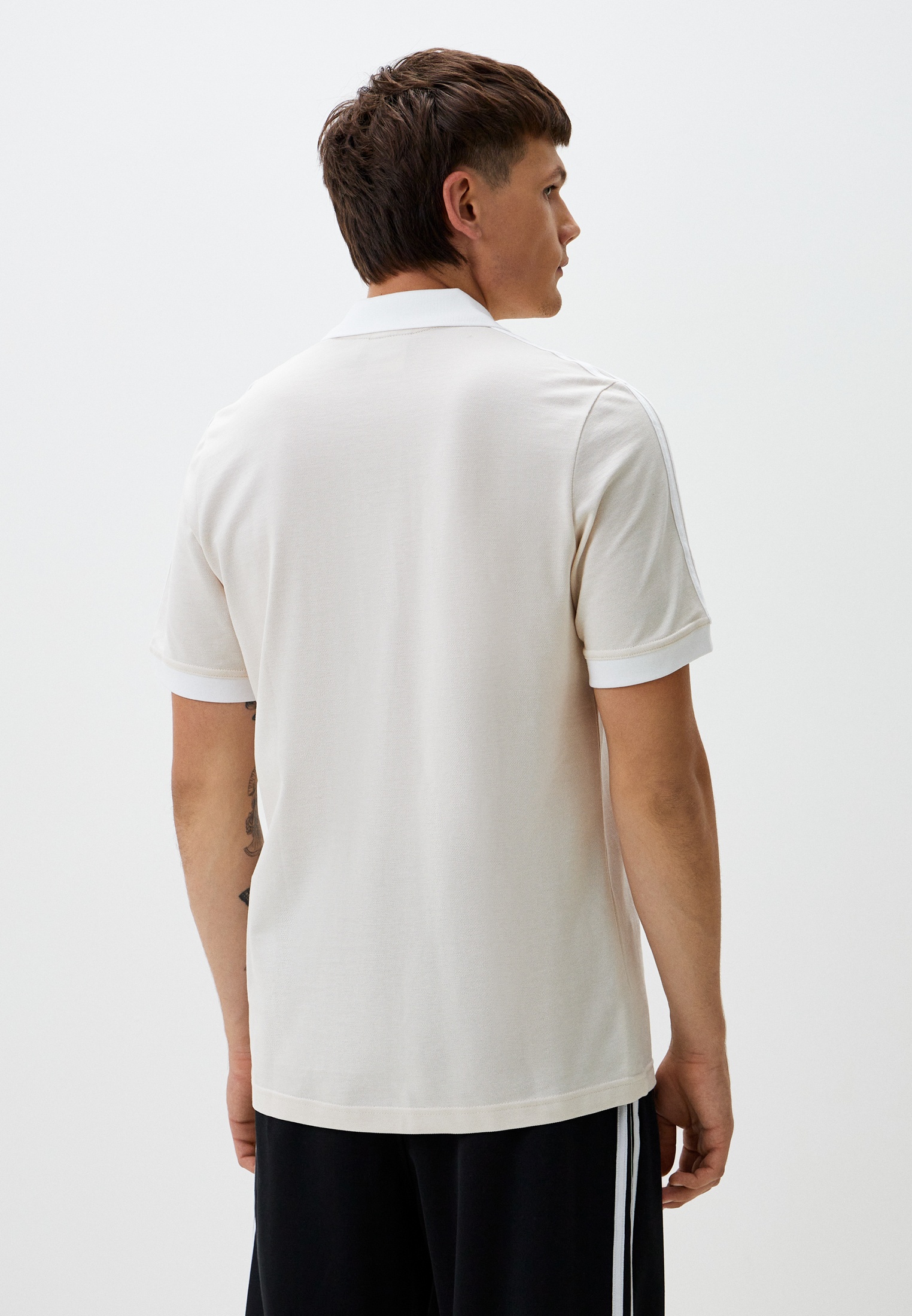 adidas Originals 3 STRIPE POLO RTLADO487401 Lamoda
