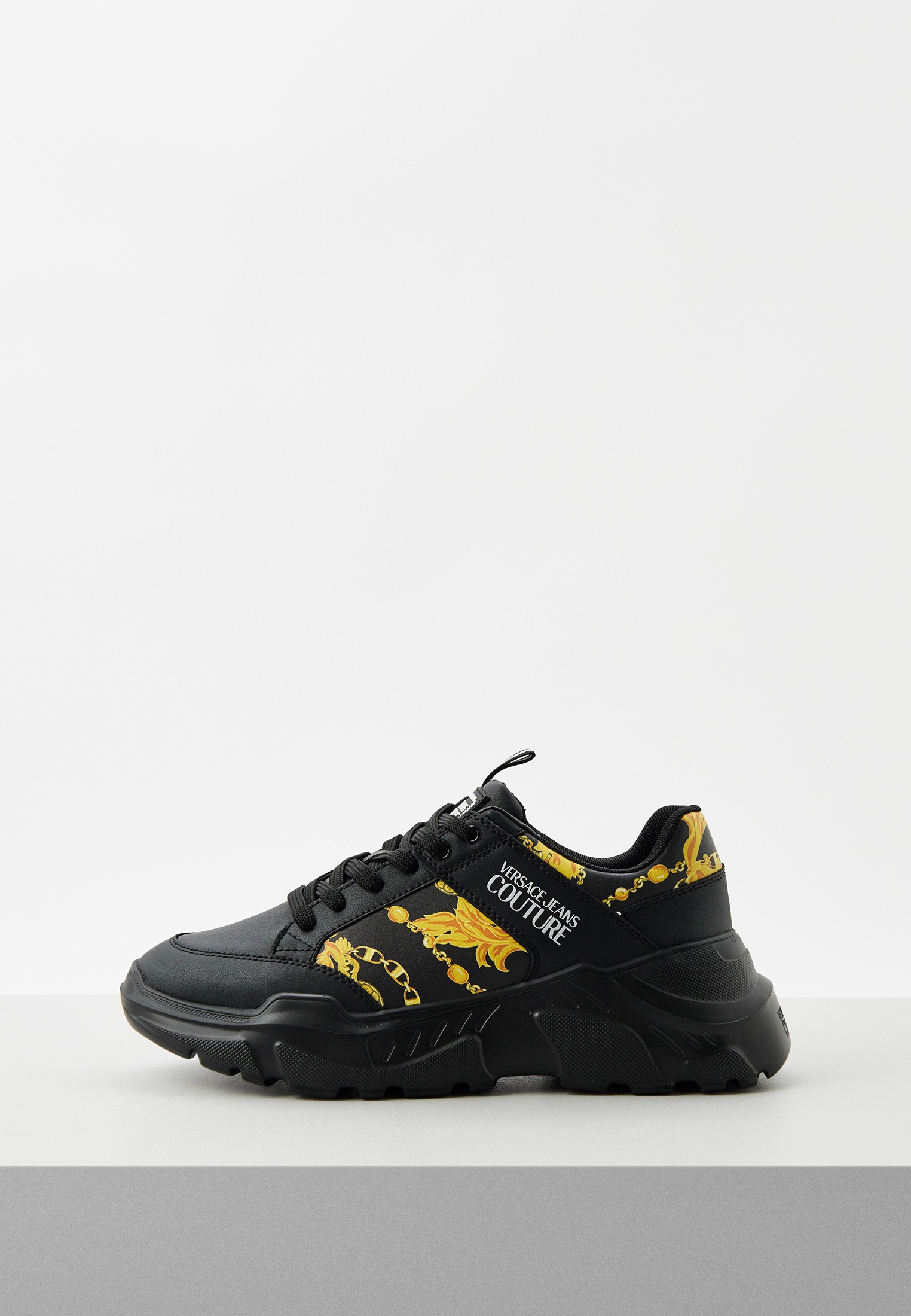 Кроссовки Versace Jeans Couture, цвет: черный, RTLADO667501 — купить в ...
