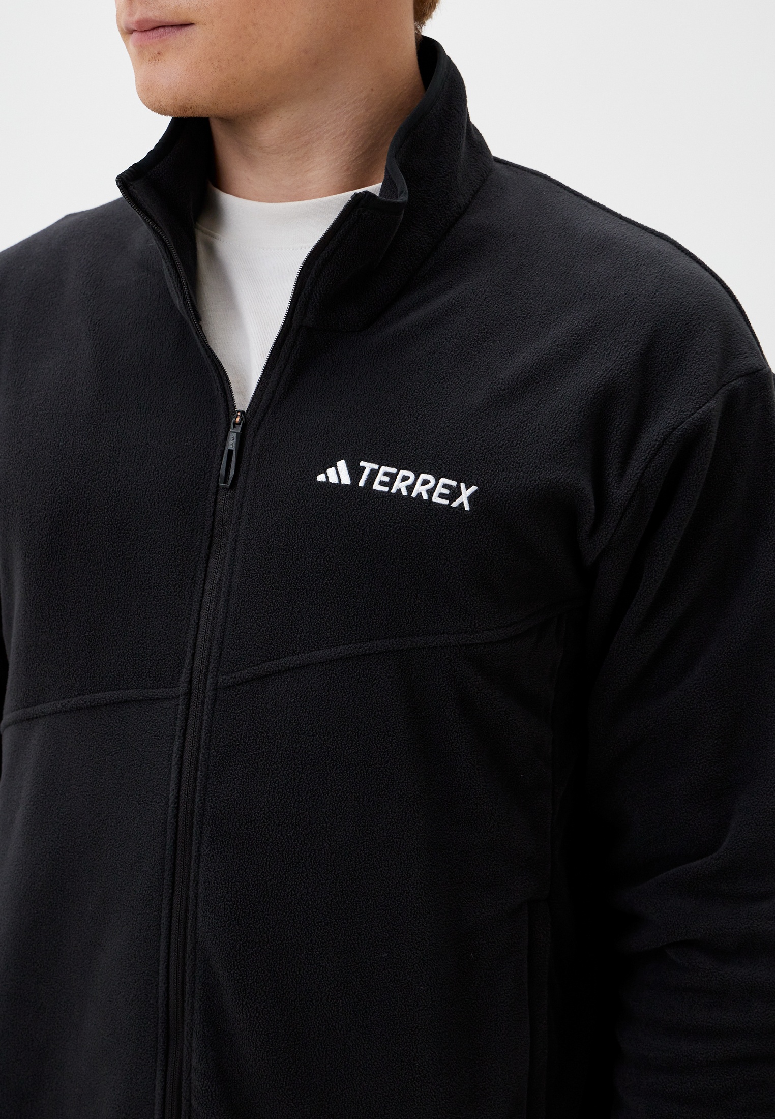 Олимпийка adidas MT FZ FLEECE, цвет: черный, RTLADO763501 — купить