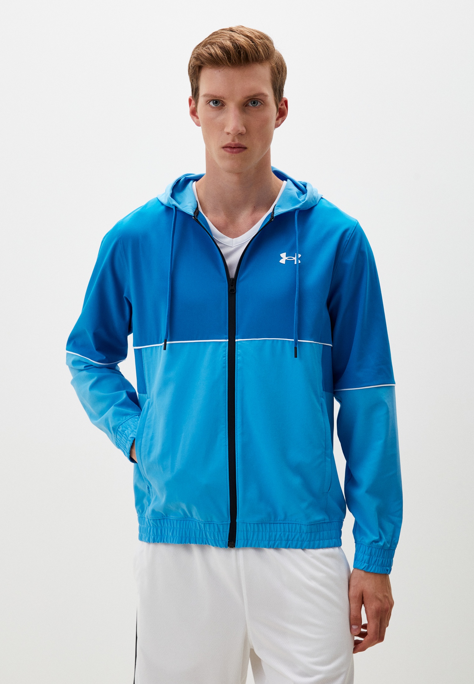 Ветровка Under Armour UA BASELINE WOVEN JACKET, цвет: голубой ...