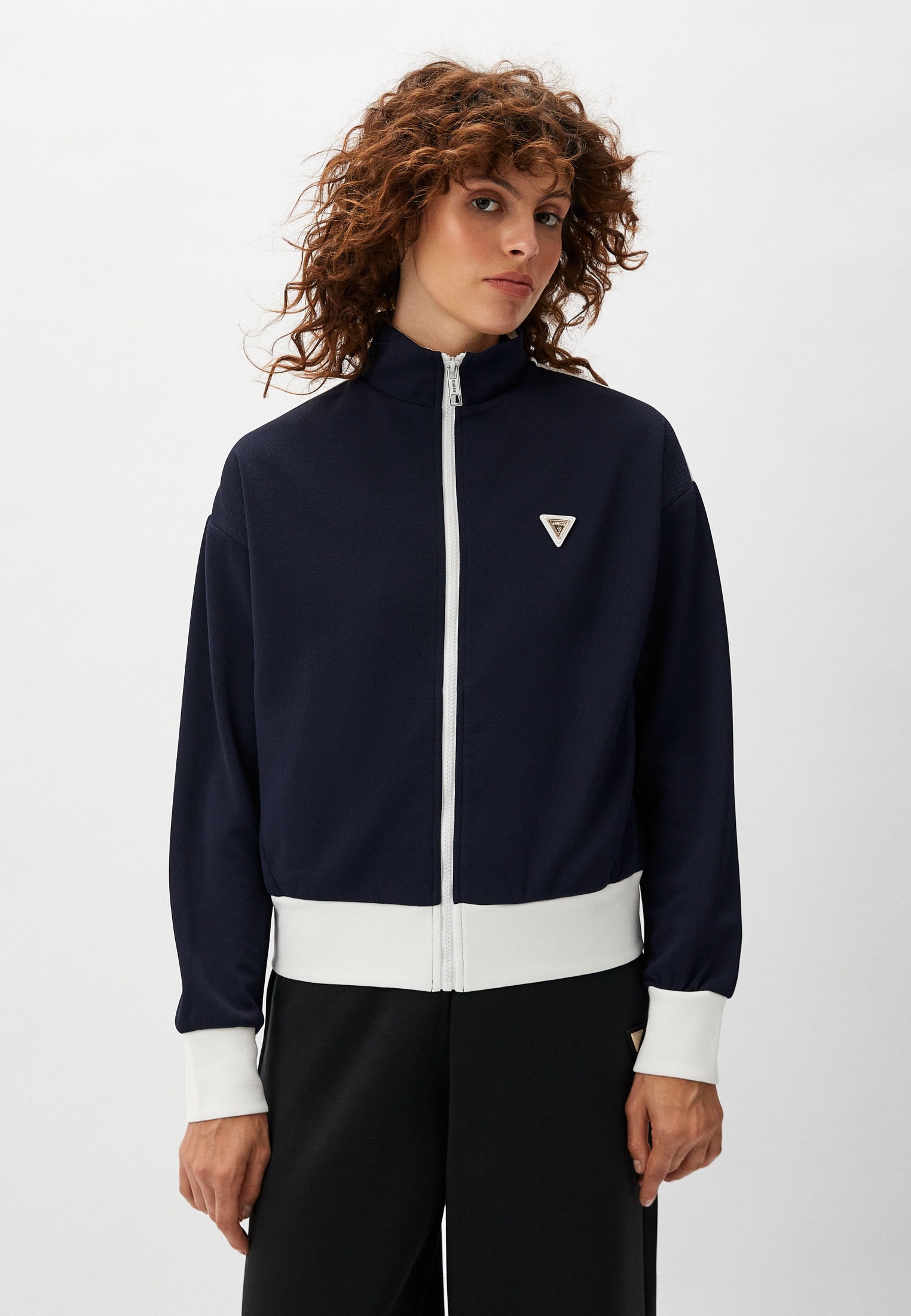 Олимпийка Guess, цвет: синий, RTLADP026201 — купить в интернет-магазине ...
