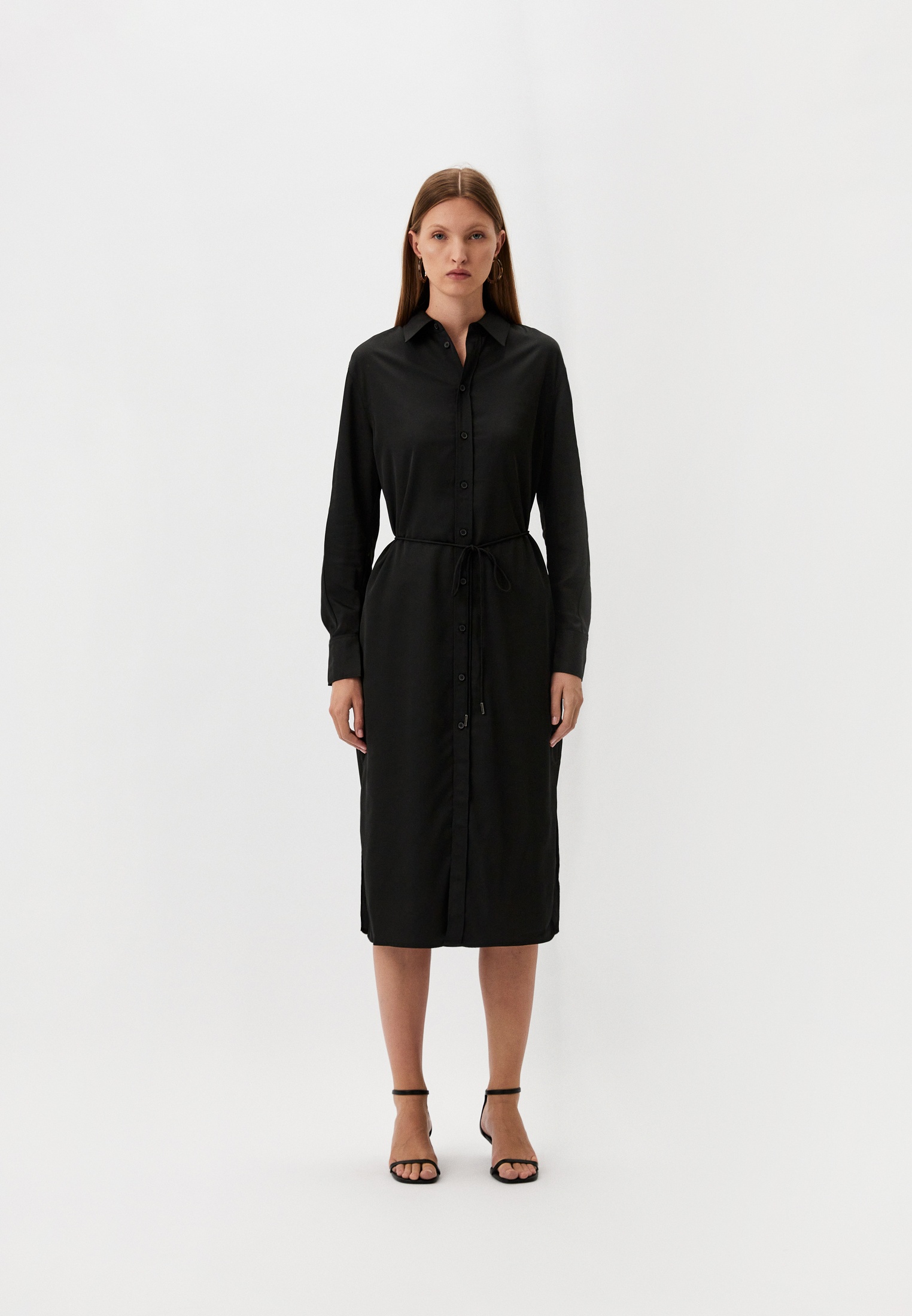 Платье Calvin Klein, цвет: черный, RTLADP094501 — купить в интернет ...