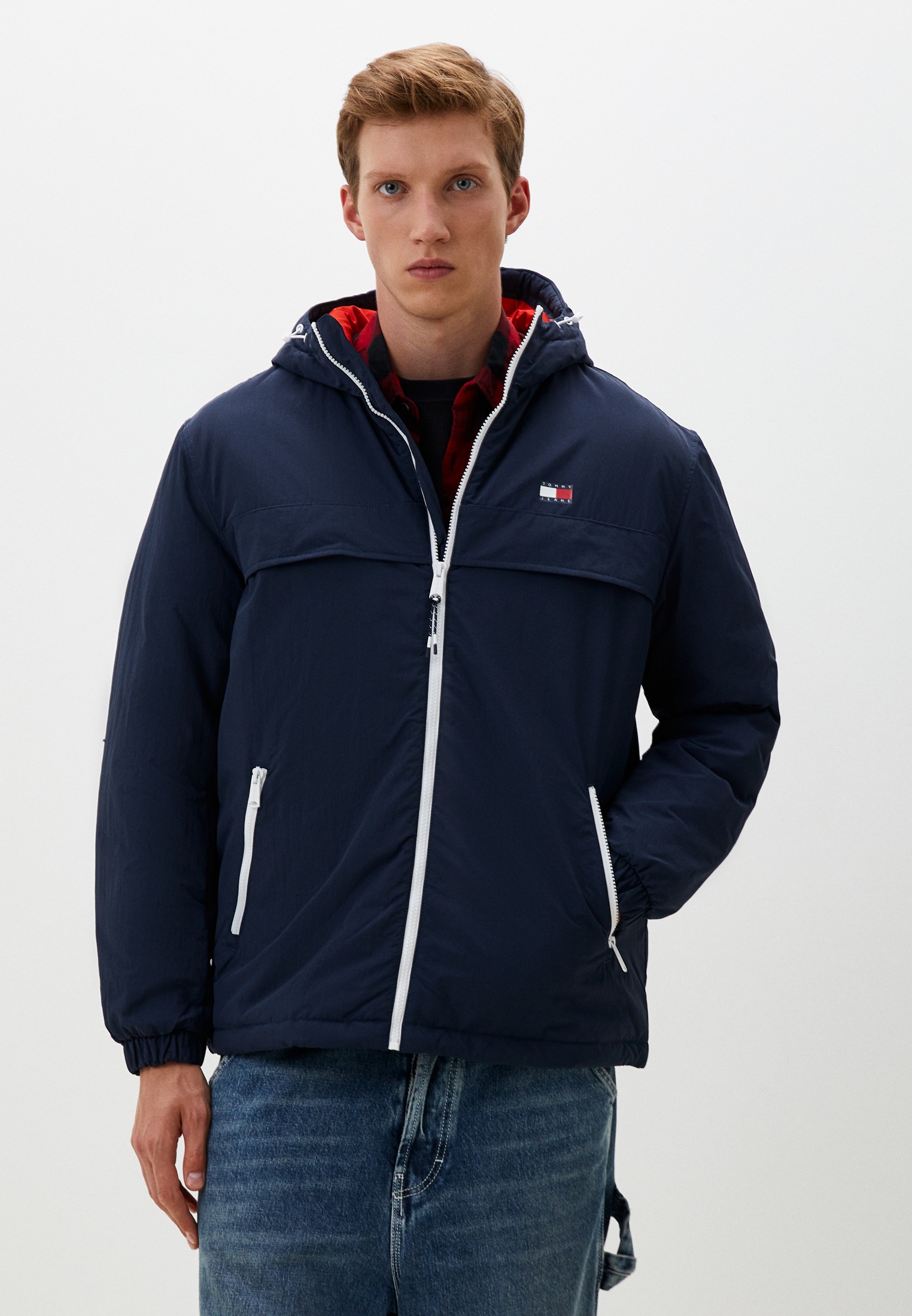Куртка утепленная Tommy Jeans, цвет: синий, RTLADP233101 — купить в ...