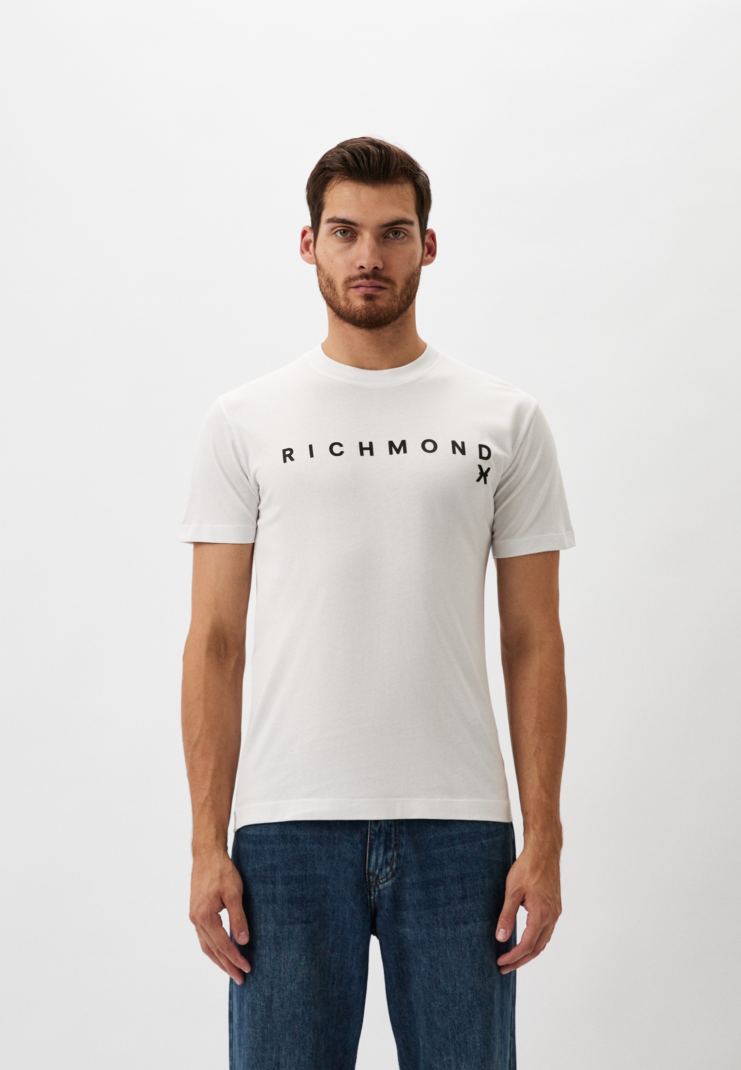 Футболка Richmond X, цвет: белый, RTLADP376701 — купить в интернет ...