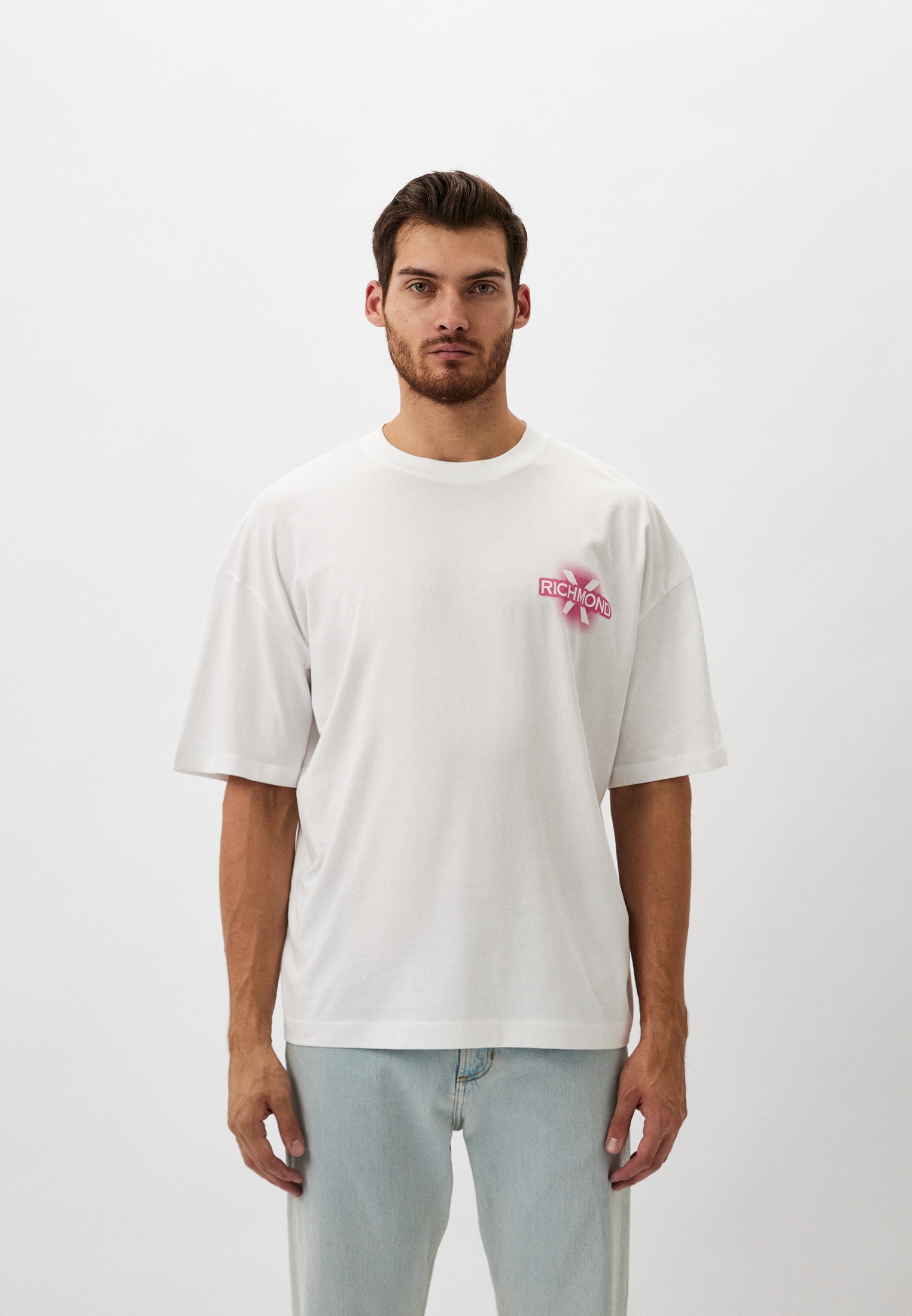 Футболка Richmond X, цвет: белый, RTLADP380301 — купить в интернет ...