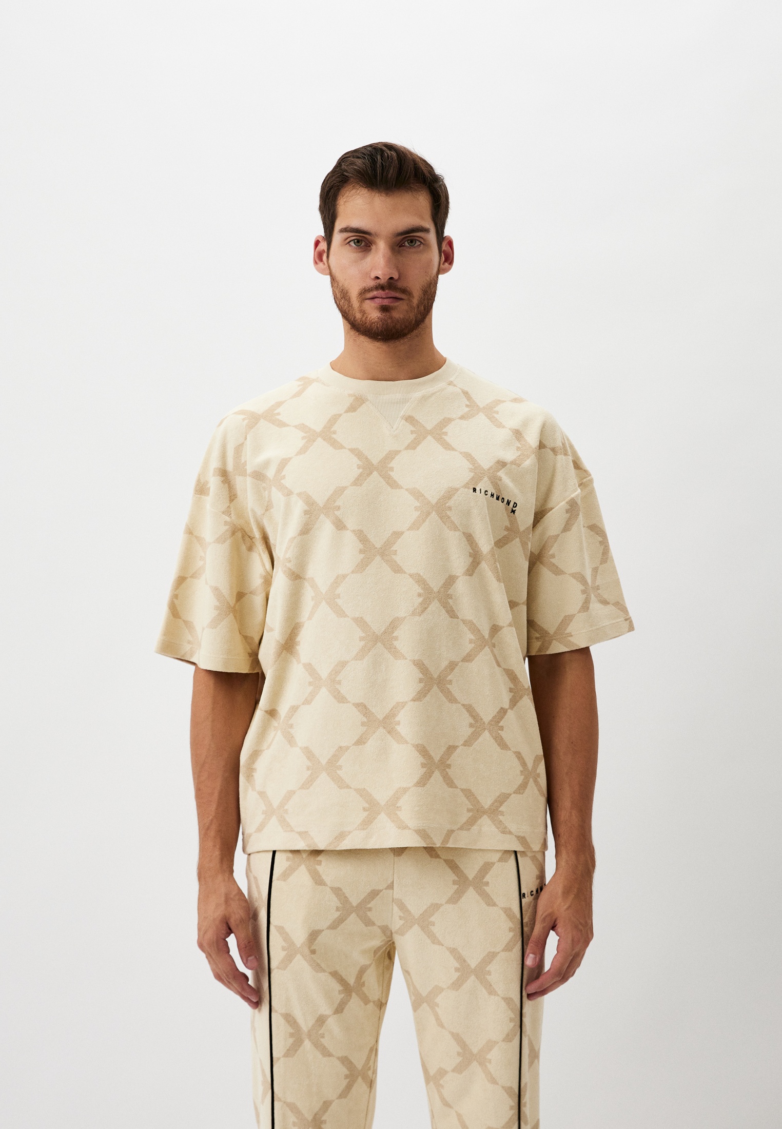 Футболка Richmond X, цвет: бежевый, RTLADP382001 — купить в интернет ...