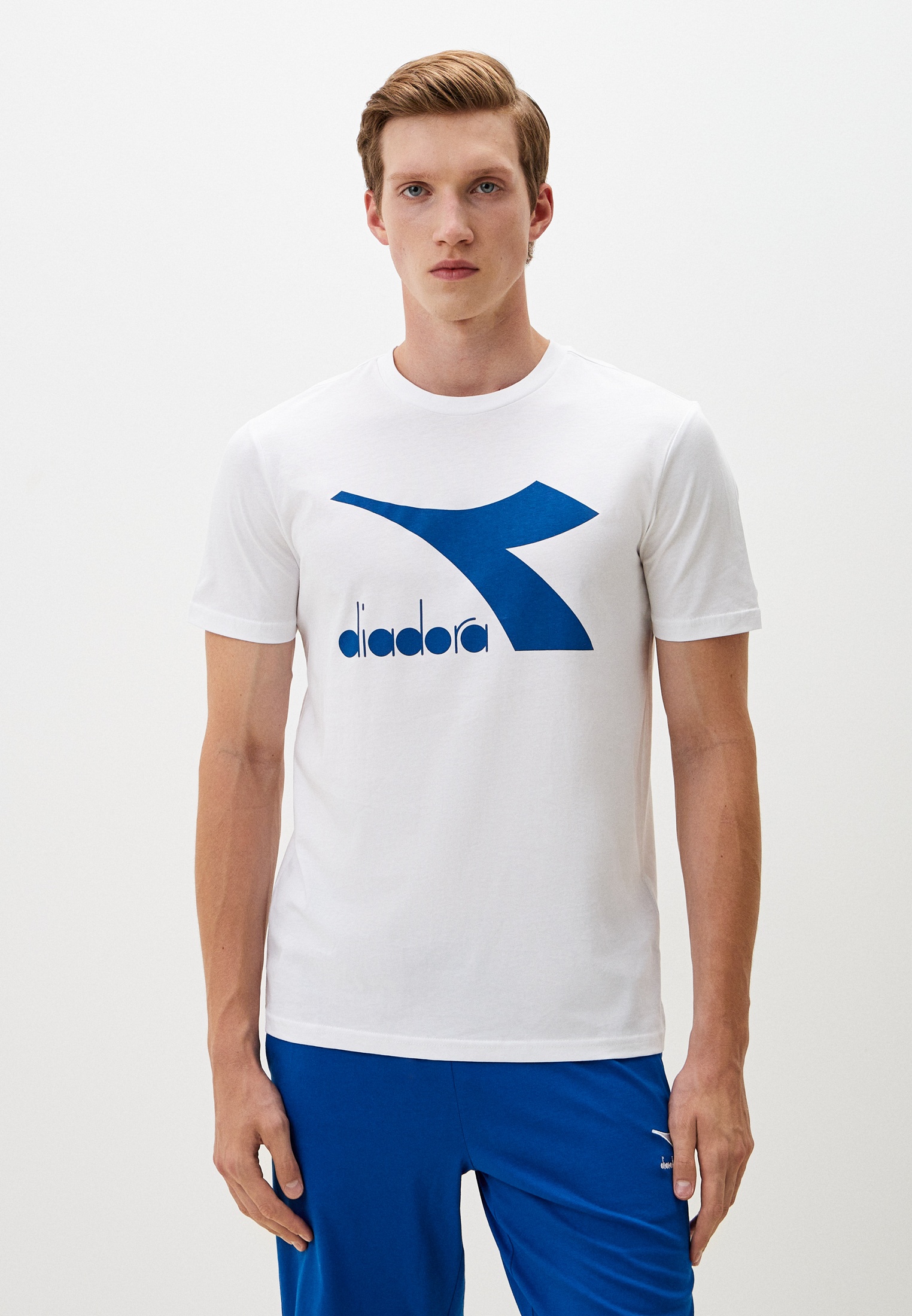 Футболка Diadora T-SHIRT SS CORE, цвет: белый, RTLADP386901 — купить в ...
