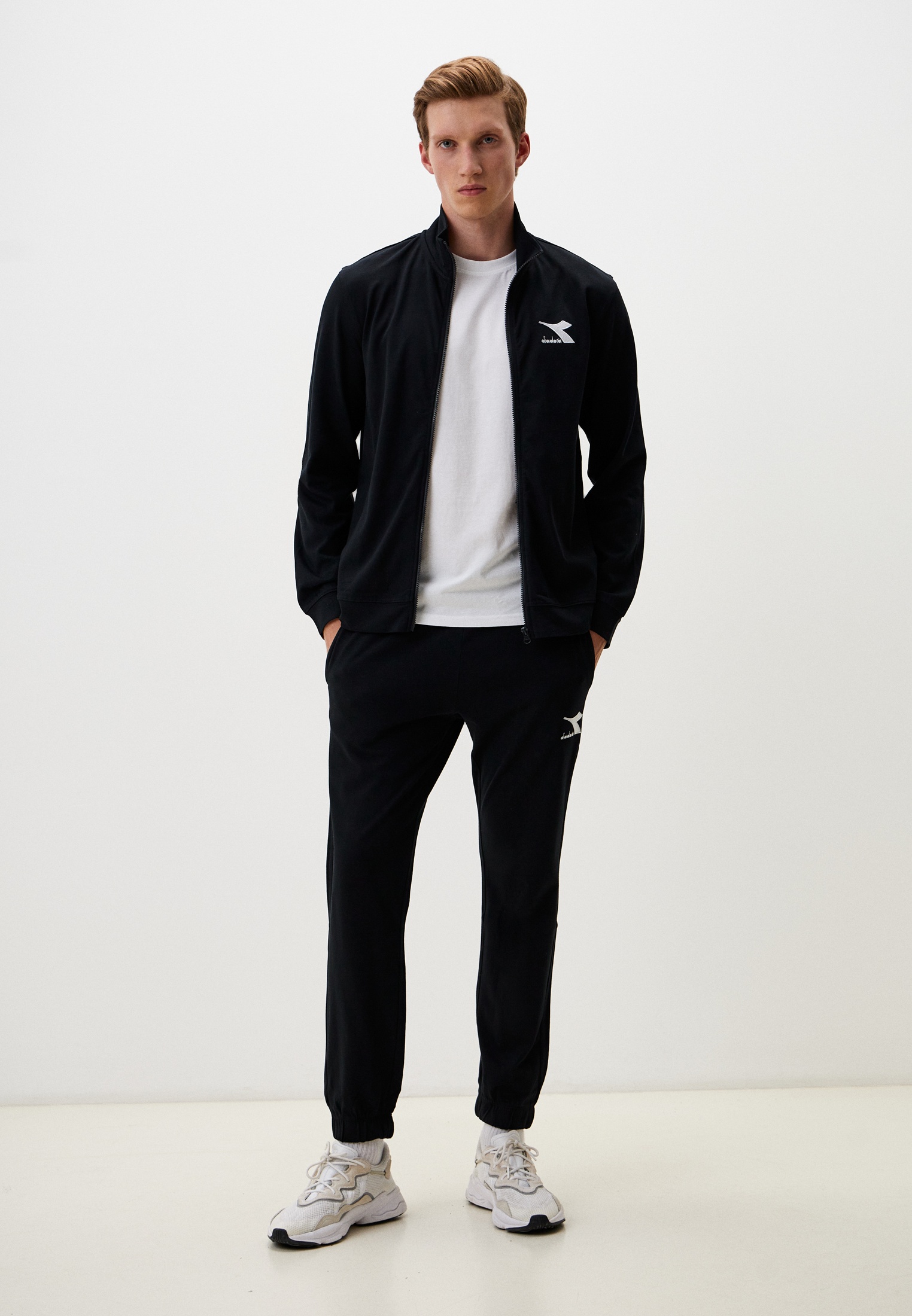 Костюм спортивный Diadora TRACKSUIT FZ CORE, цвет: черный, RTLADP390901 ...