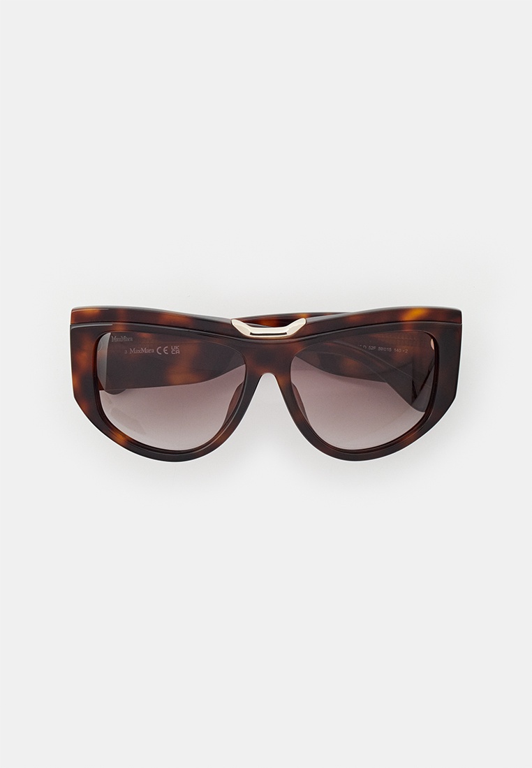 Очки солнцезащитные Max Mara MM 0085-D 52F, цвет: коричневый ...
