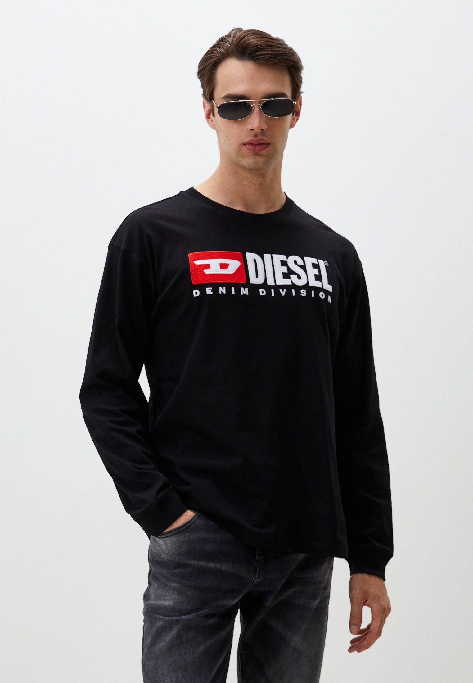 Лонгслив Diesel, цвет: черный, RTLAEH361301 — купить в интернет ...