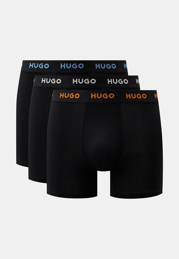 Hugo - Pacco Da 3 Boxer Brief Uomo In Cotone Ed Elastan - Morbidi E Confortevoli - 5