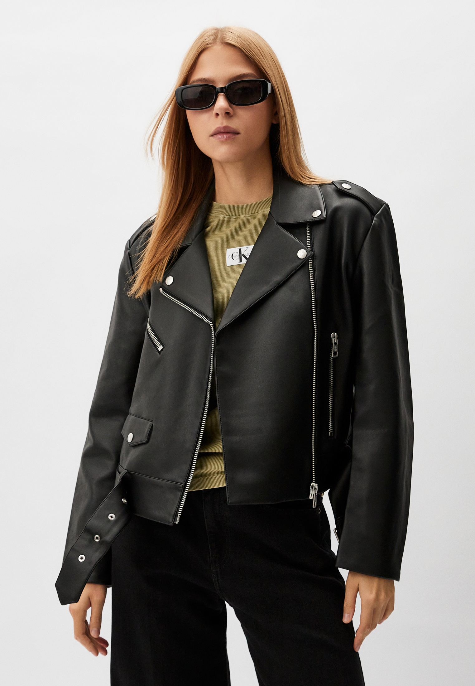Косуха Calvin Klein Jeans, цвет: черный, RTLADP670801 — купить в ...