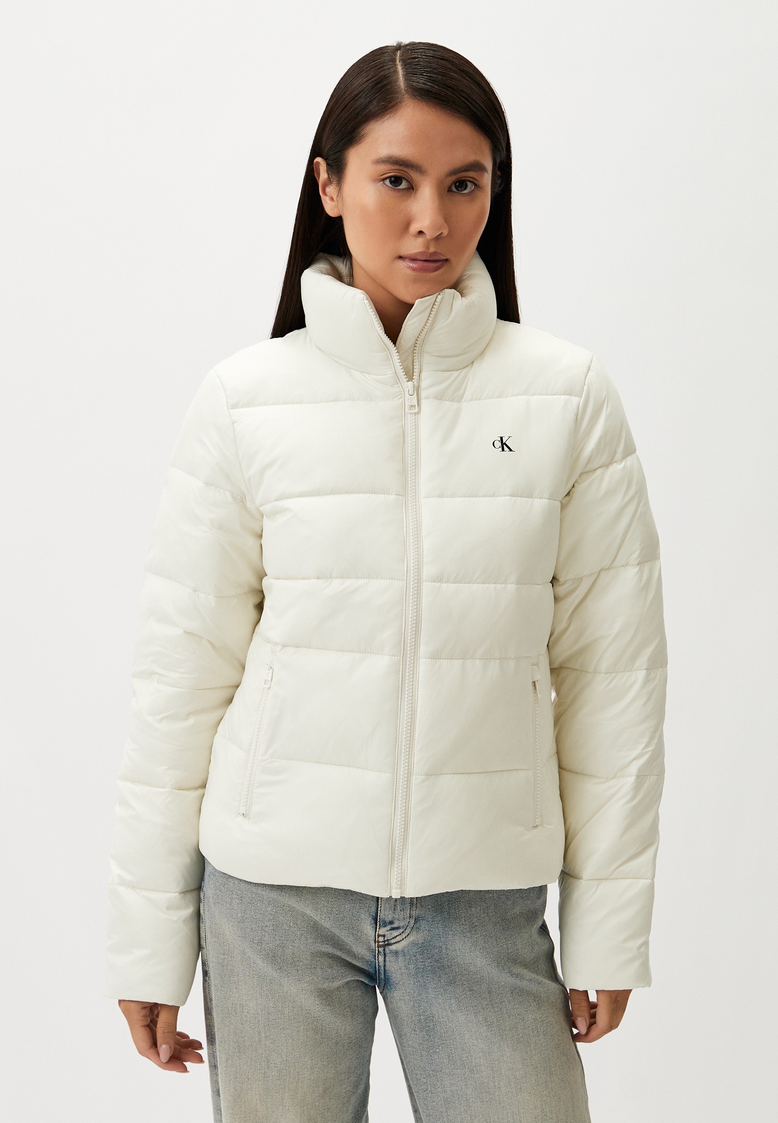 Куртка утепленная Calvin Klein Jeans, цвет: белый, RTLADP712301 ...