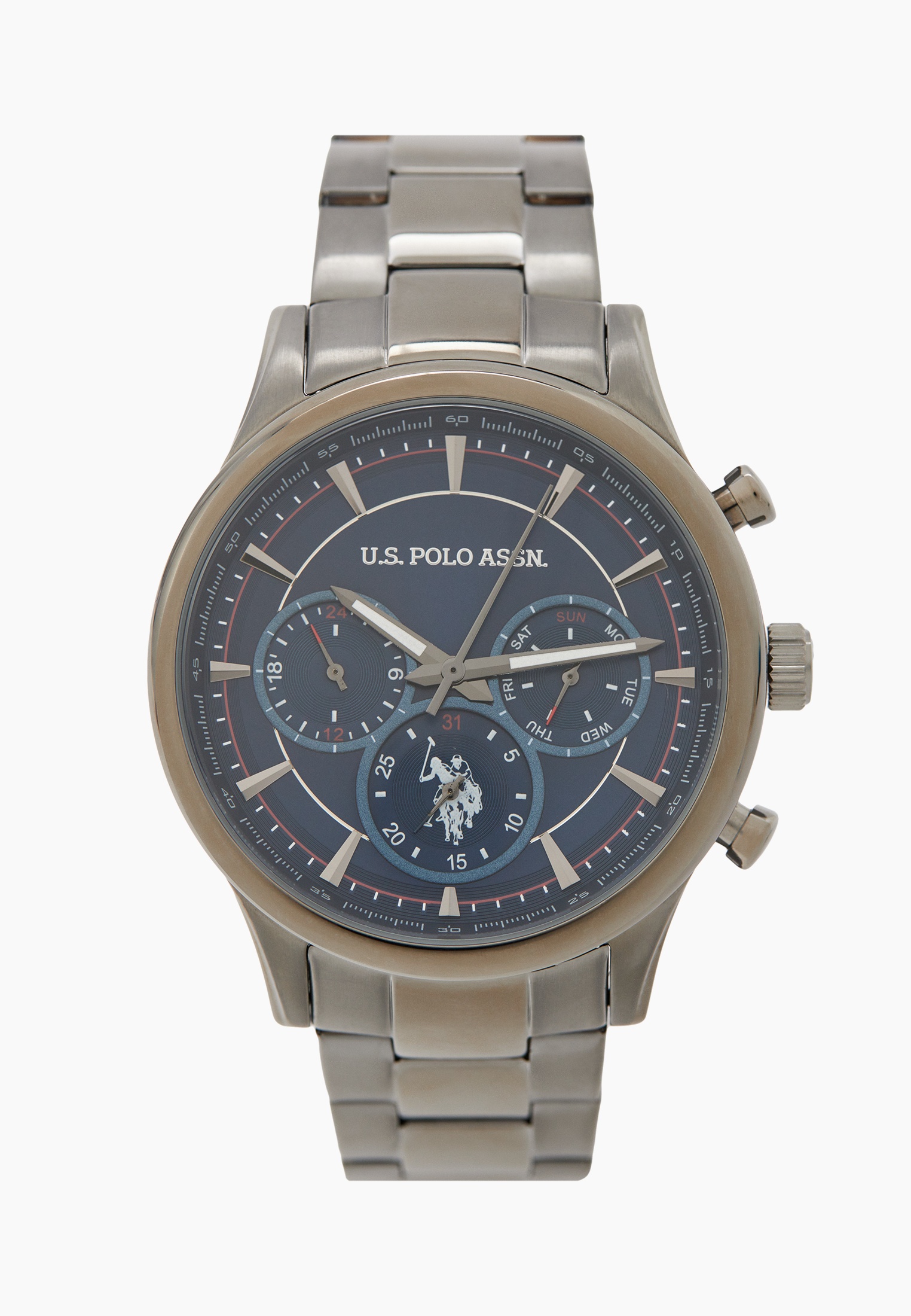 Часы U.S. Polo Assn. USPA1010-04, цвет: серебряный, RTLADP842001 ...