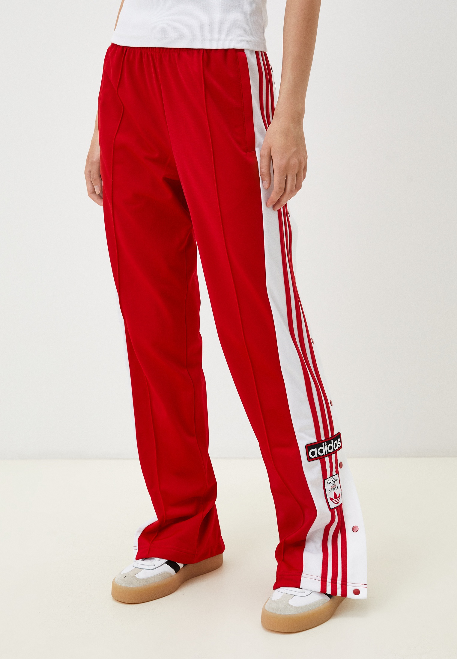 Брюки спортивные adidas Originals ADIBREAK PANT, цвет: красный ...