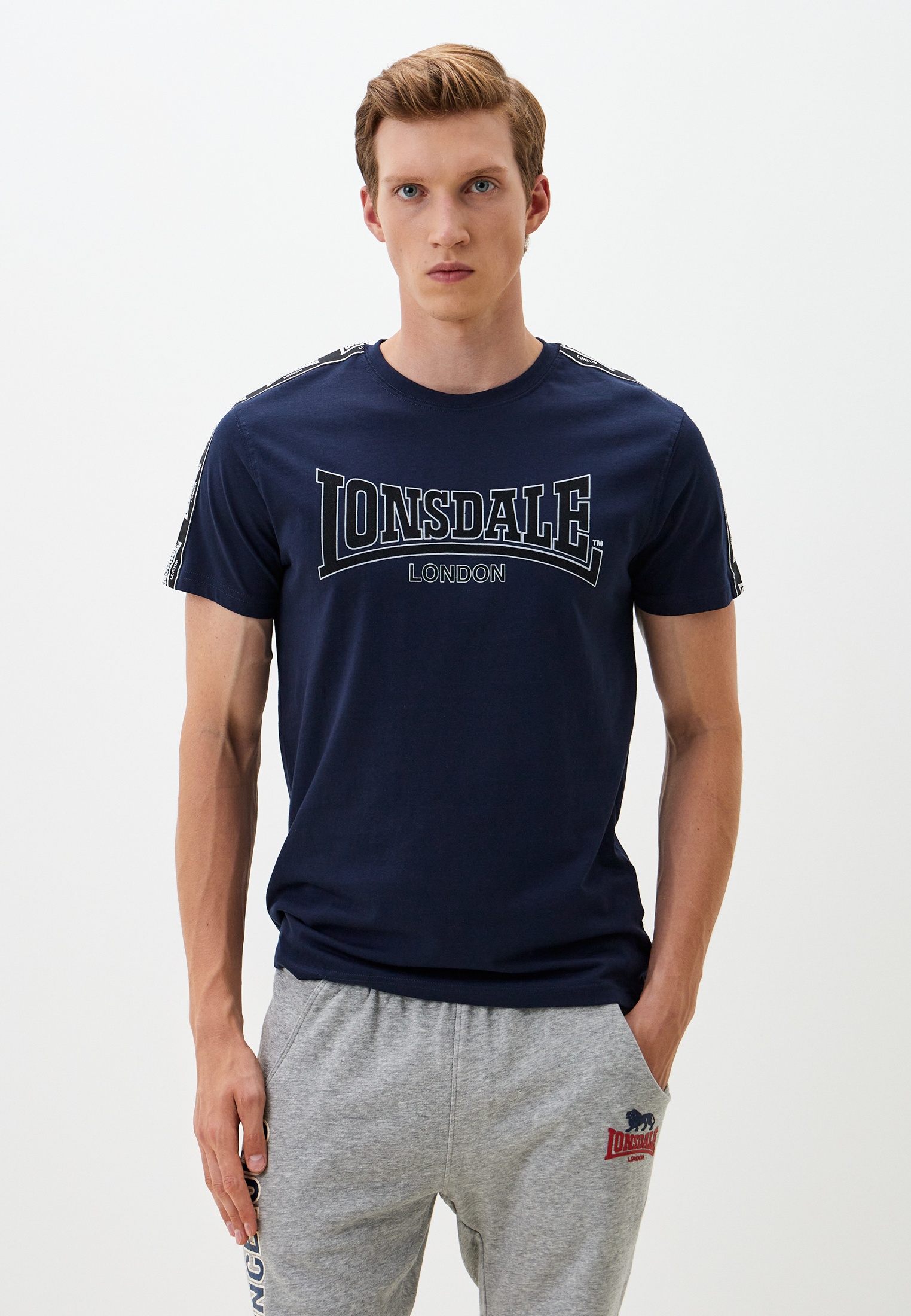 Футболка Lonsdale VEMENTRY, цвет: синий, RTLADQ014601 — купить в ...