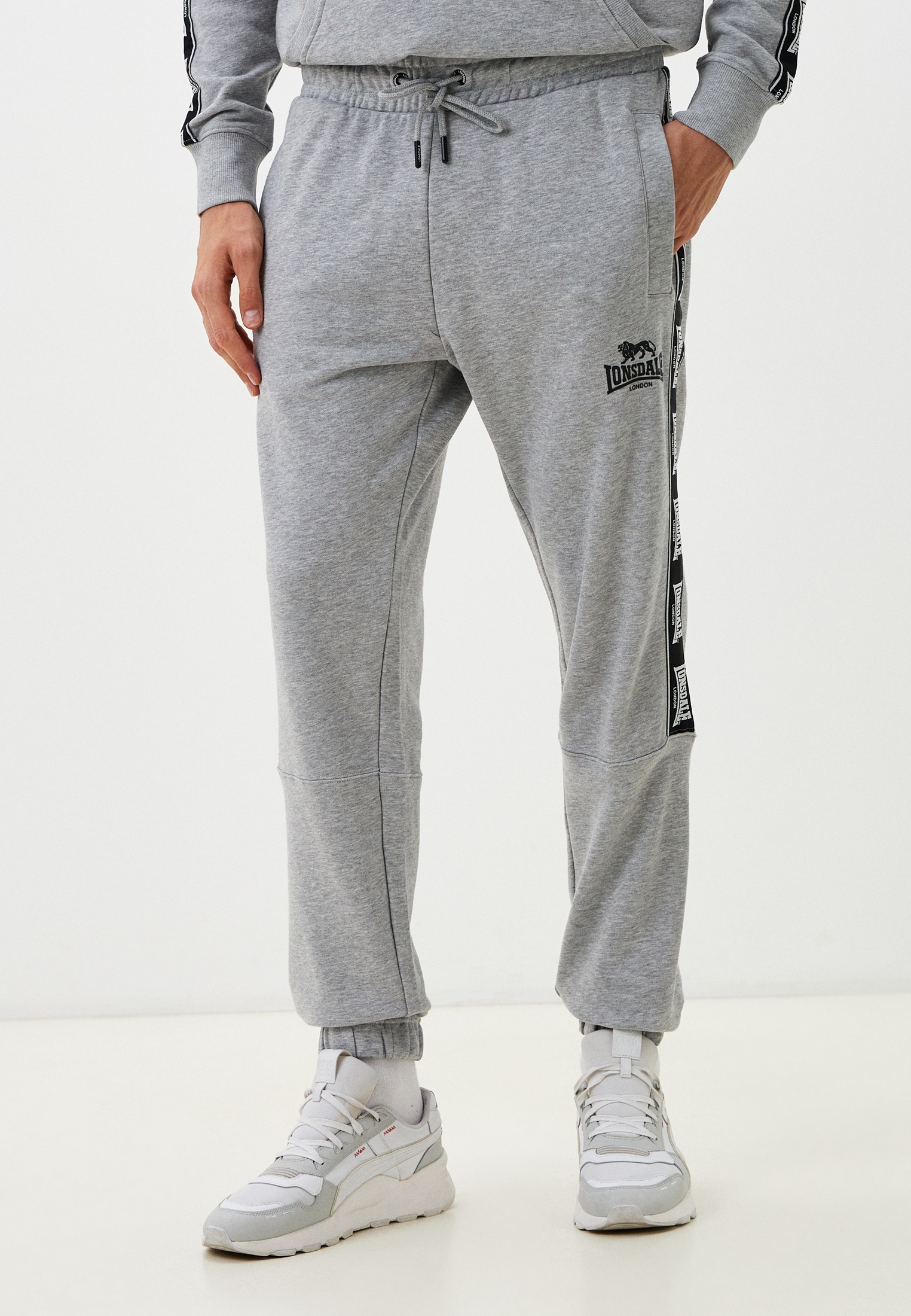 Брюки спортивные Lonsdale GRUTNESS, цвет: серый, RTLADQ016801 — купить ...