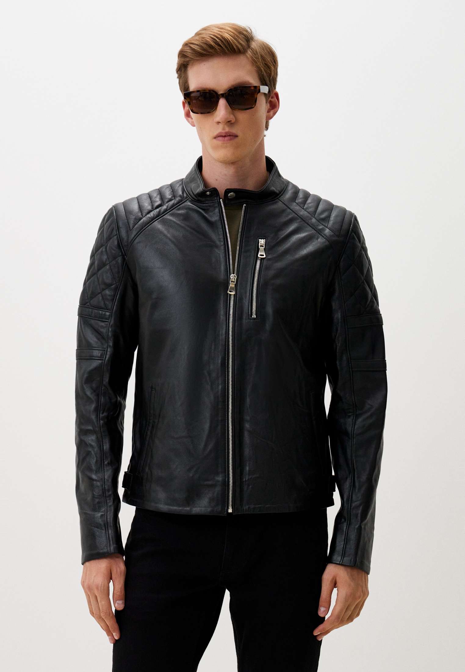 Куртка кожаная Felix Hardy, цвет: черный, RTLADQ094001 — купить в ...