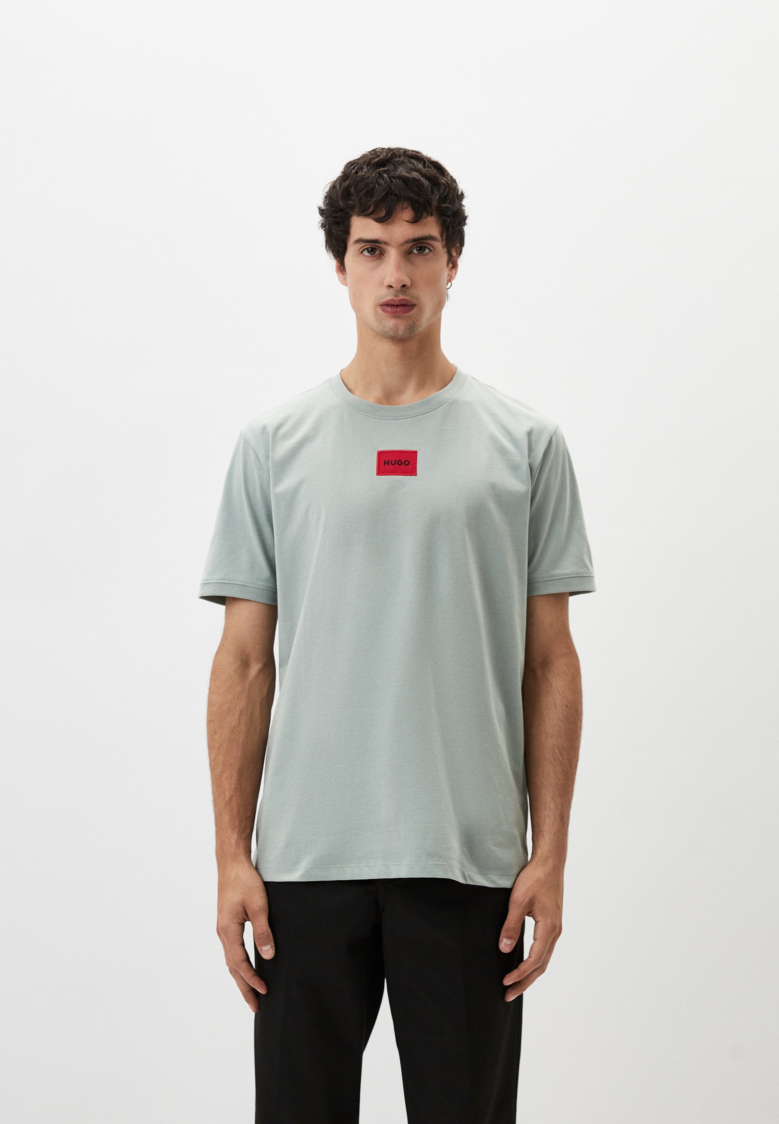 Футболка Hugo Diragolino212, цвет: голубой, RTLADQ100001 — купить в ...