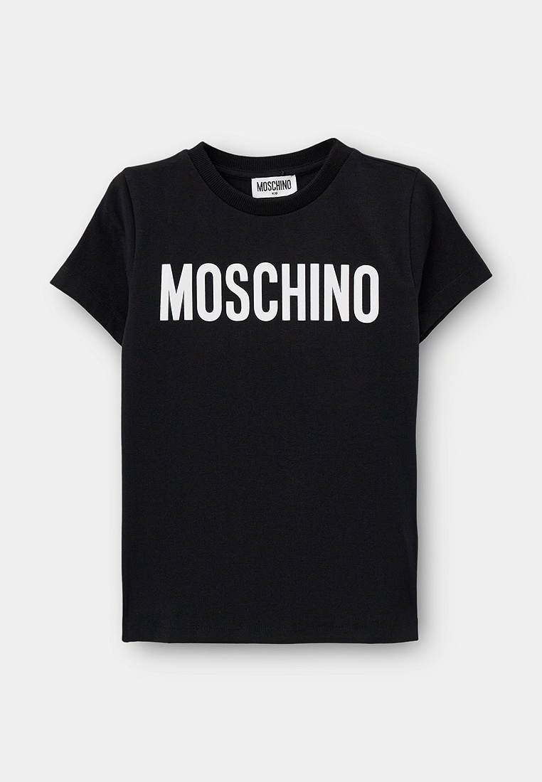 Футболка Moschino Kid, цвет: черный, RTLADQ357601 — купить в интернет ...