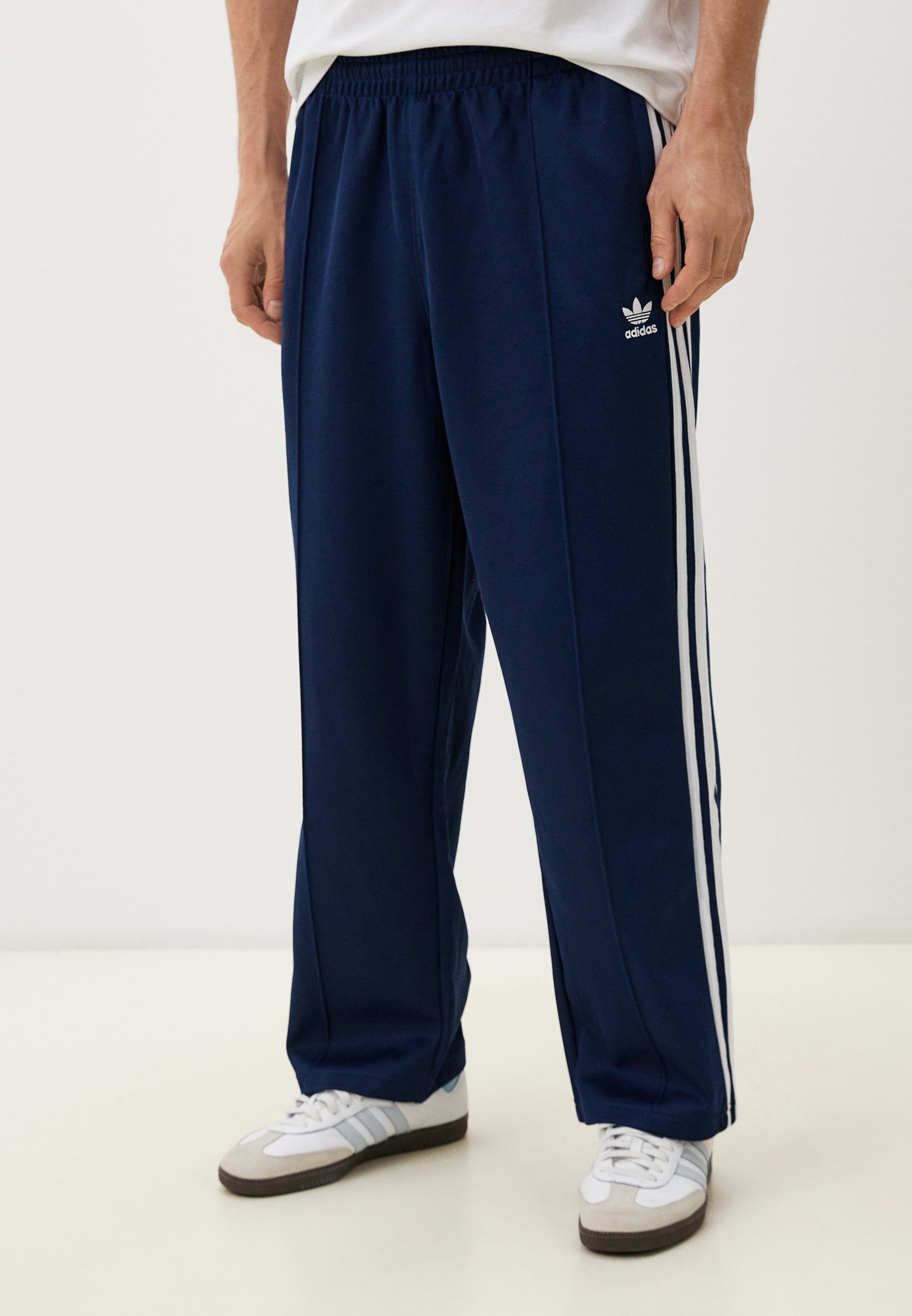 Брюки спортивные adidas Originals Baggy TP, цвет: синий, RTLADQ462101 ...