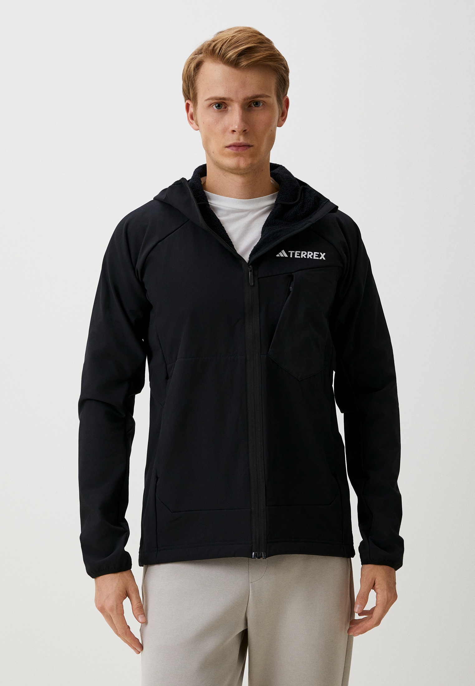 Куртка утепленная adidas TERREX XPR SO FL H J, цвет: черный