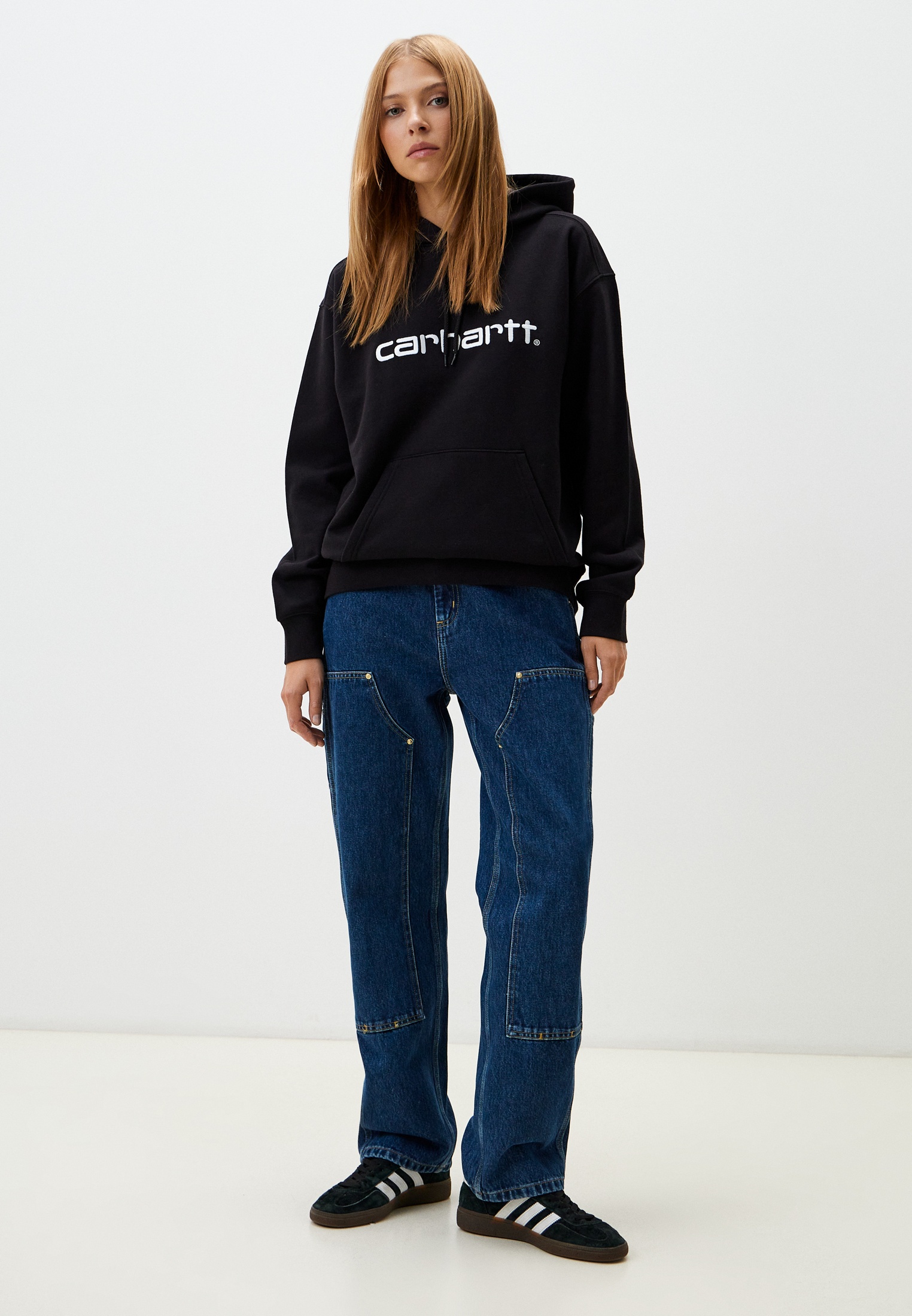 carhartt double knee 34×34 USA製 Джинсы Carhartt WIP Nashua Double Knee Pant, цвет: синий