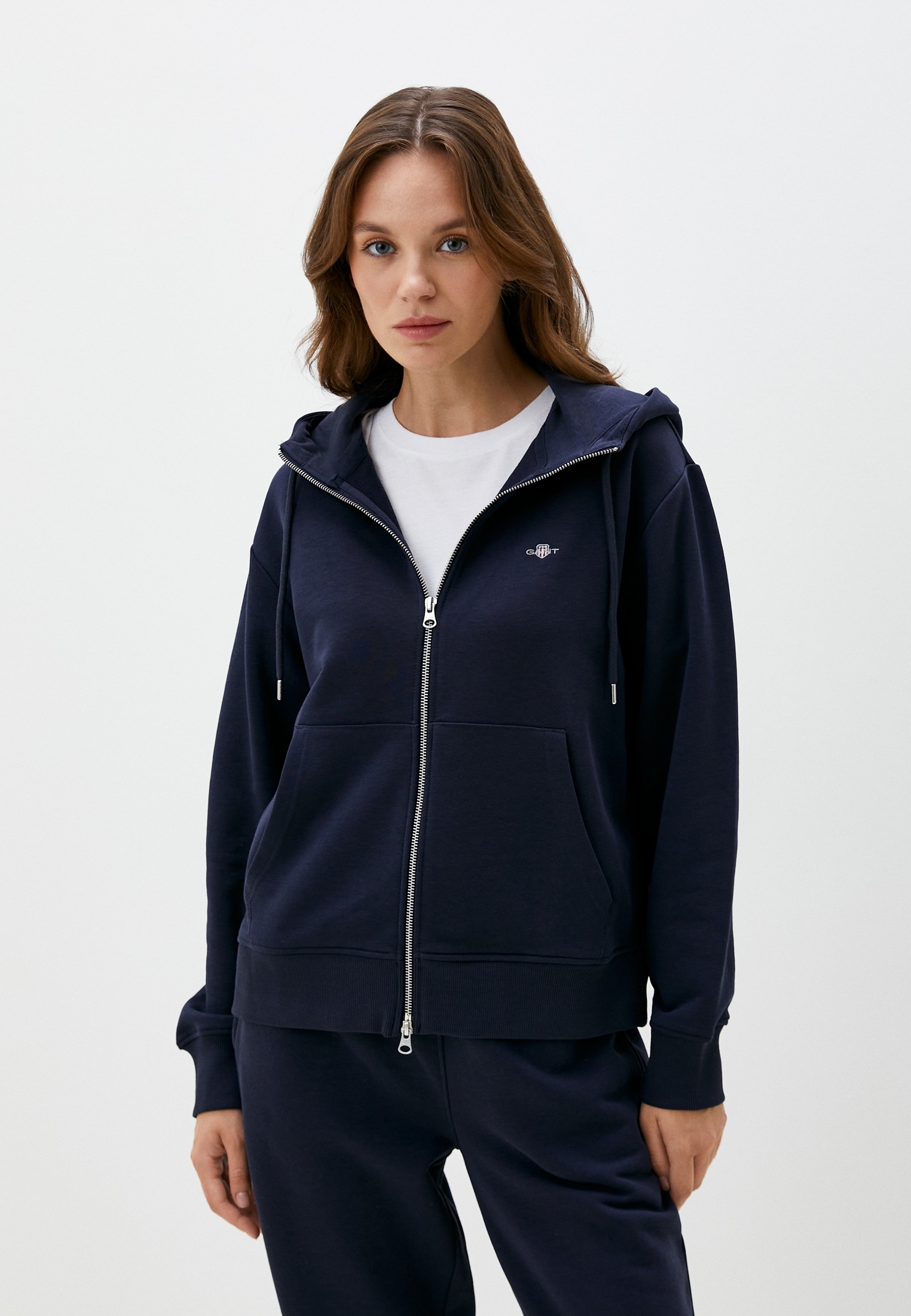 Толстовка Gant, цвет: синий, RTLADQ612601 — купить в интернет-магазине ...