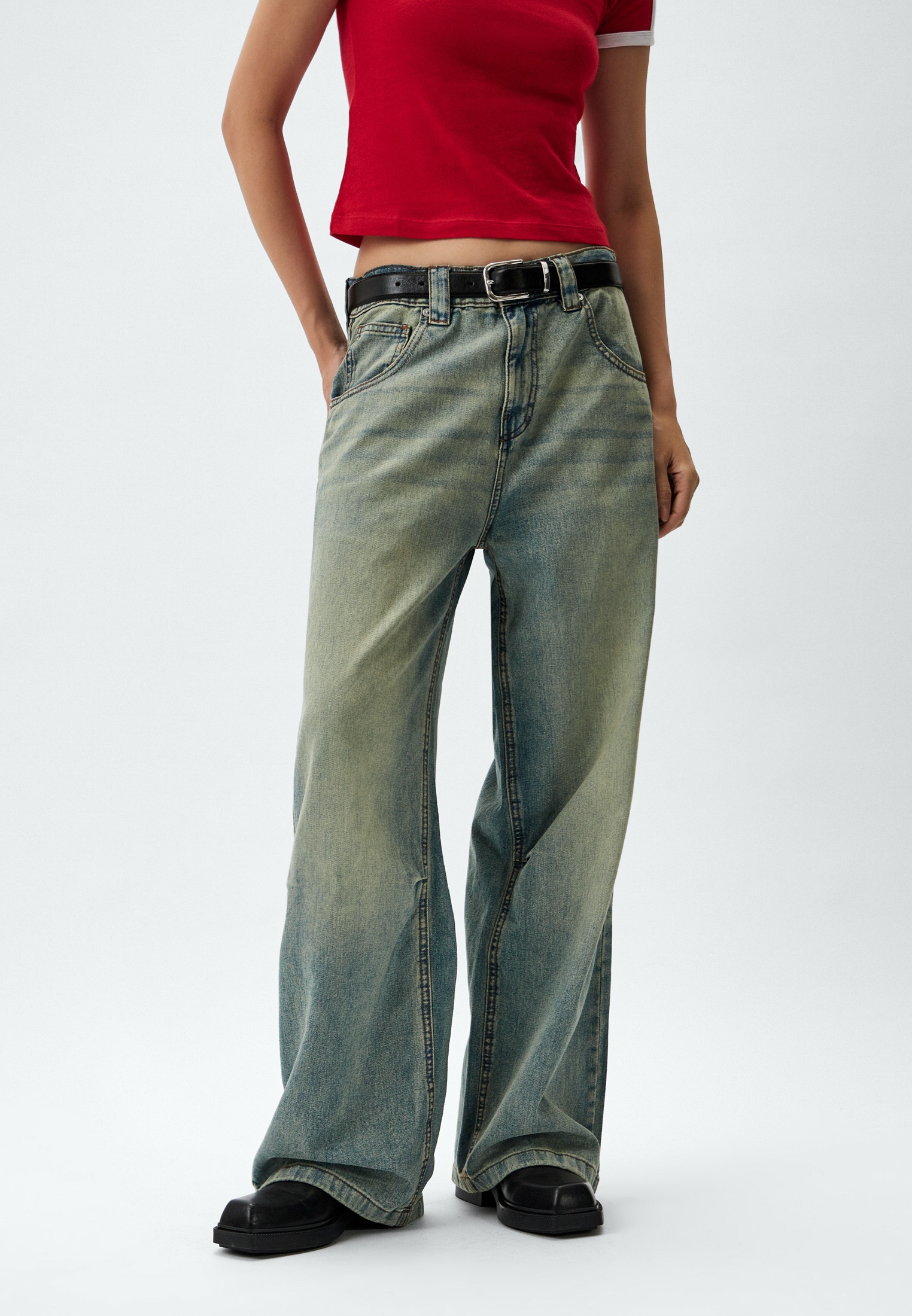 Джинсы Mango ELTON, цвет: голубой, RTLADQ685101 — купить в интернет ...
