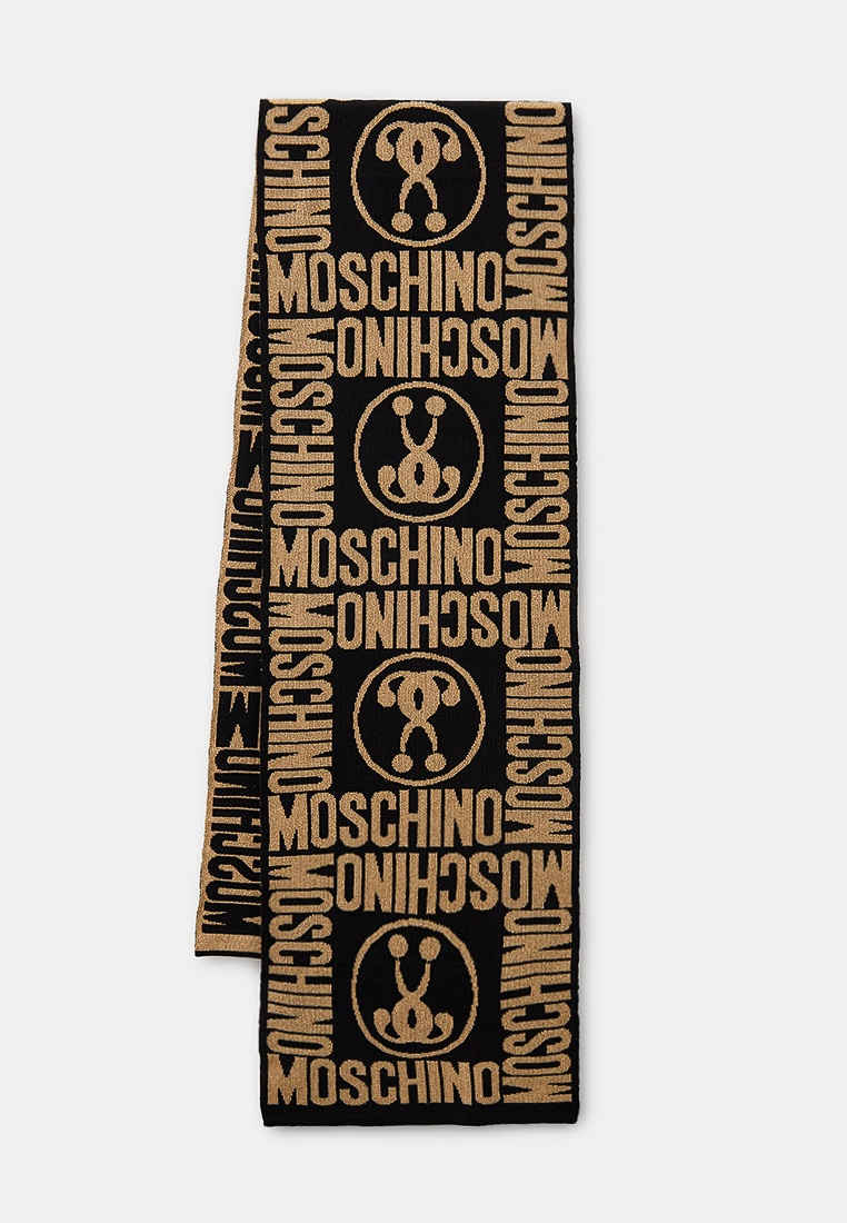 Шарф Moschino, цвет: бежевый, RTLADQ695701 — купить в интернет-магазине ...