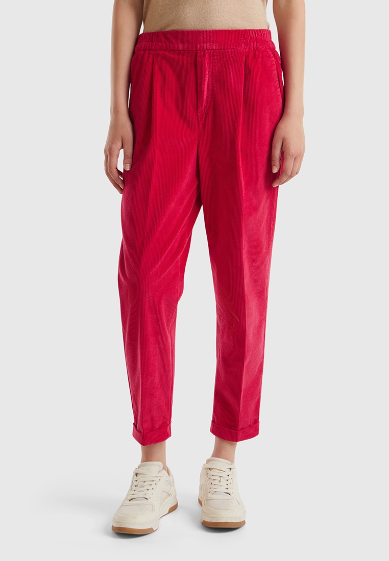 Брюки United Colors of Benetton, цвет: красный, RTLADQ918101 — купить в ...
